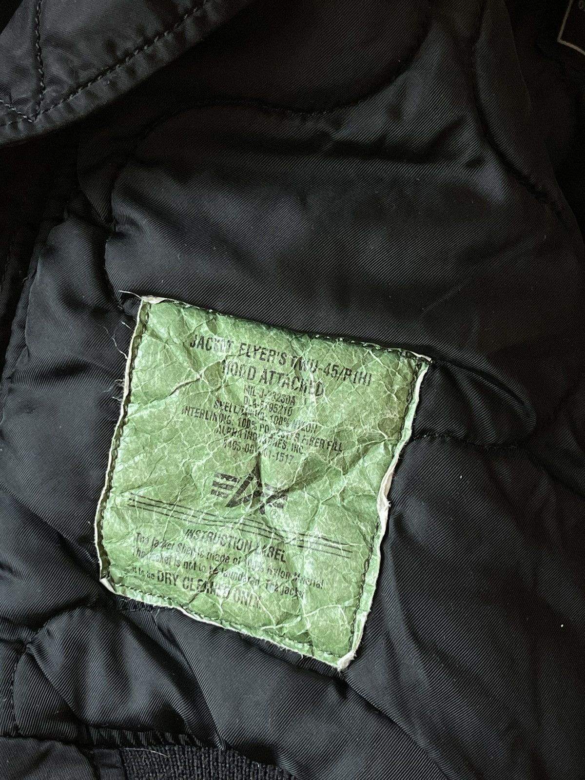 Alpha Industries Alpha Industries flyers jacket CWU 45 hood bomber Size US M / EU 48-50 / 2 - 9 Thumbnail