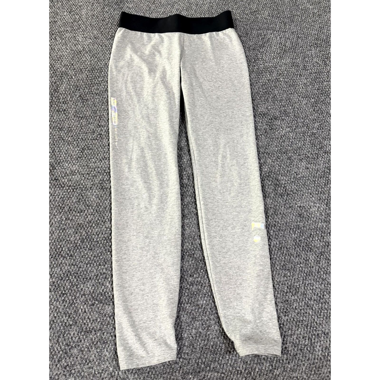 Nike Nike Leggings Womens M Gray Ankle Athletic Sportswear Logo Yoga Gym Training Pants Size 32" / US 10 / IT 46 - 2 Thumbnail