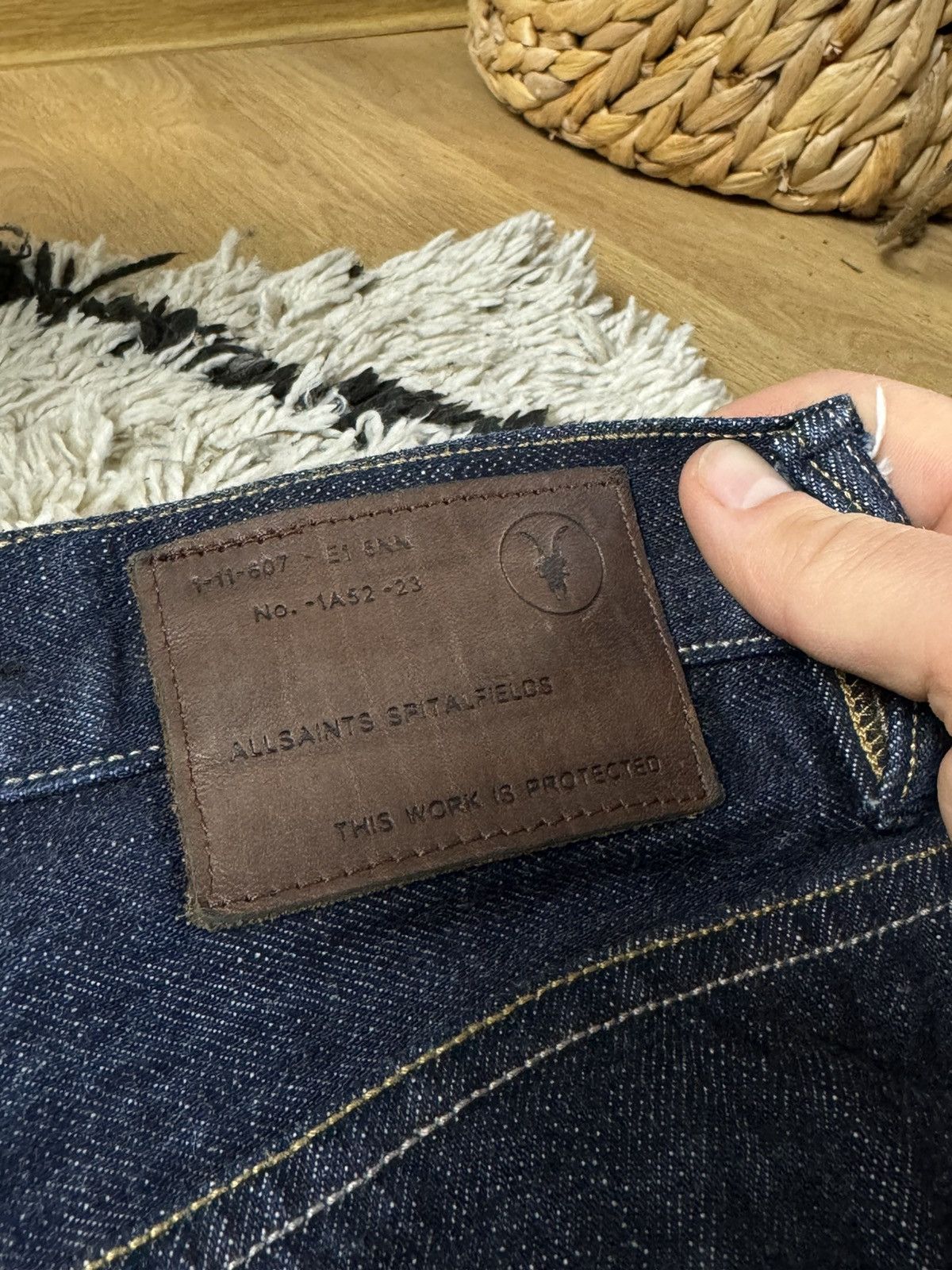 Allsaints × Japanese Brand AllSaints Selvedge denim jeans Size US 32 / EU 48 - 11 Thumbnail