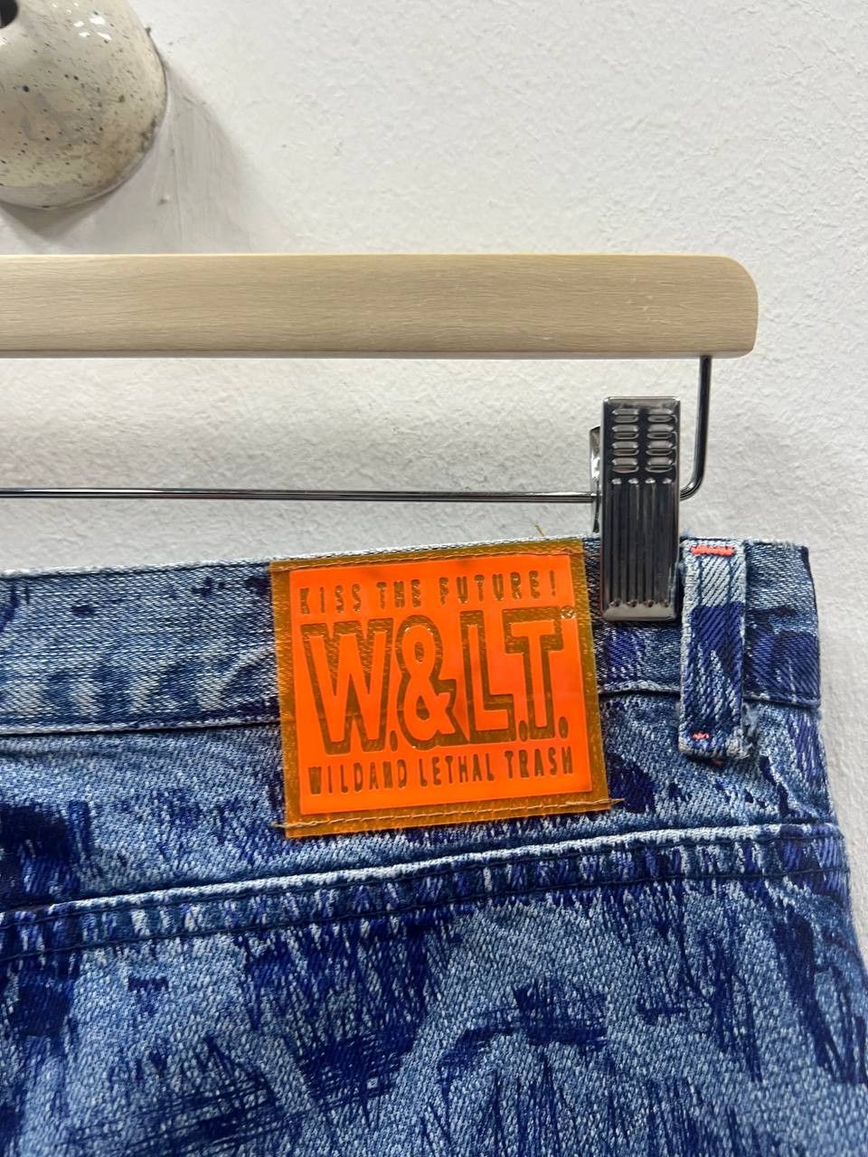 W&LT AW97 W&LT Walter Van Beirendonck Pen Scribble Denim Size US 32 / EU 48 - 7 Thumbnail