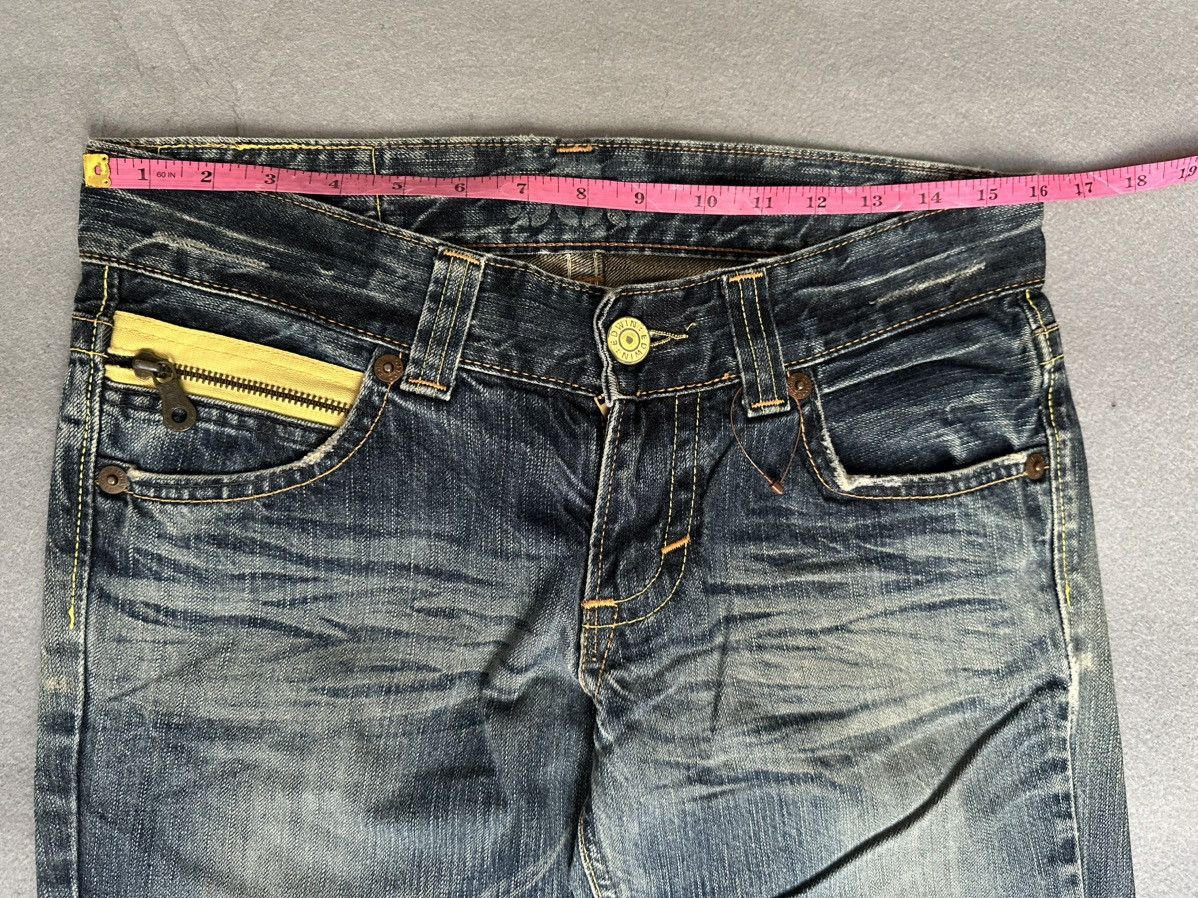 Japanese Brand FLARE Edwin 503 Low Rise Design Denim Size US 31 - 3 Thumbnail
