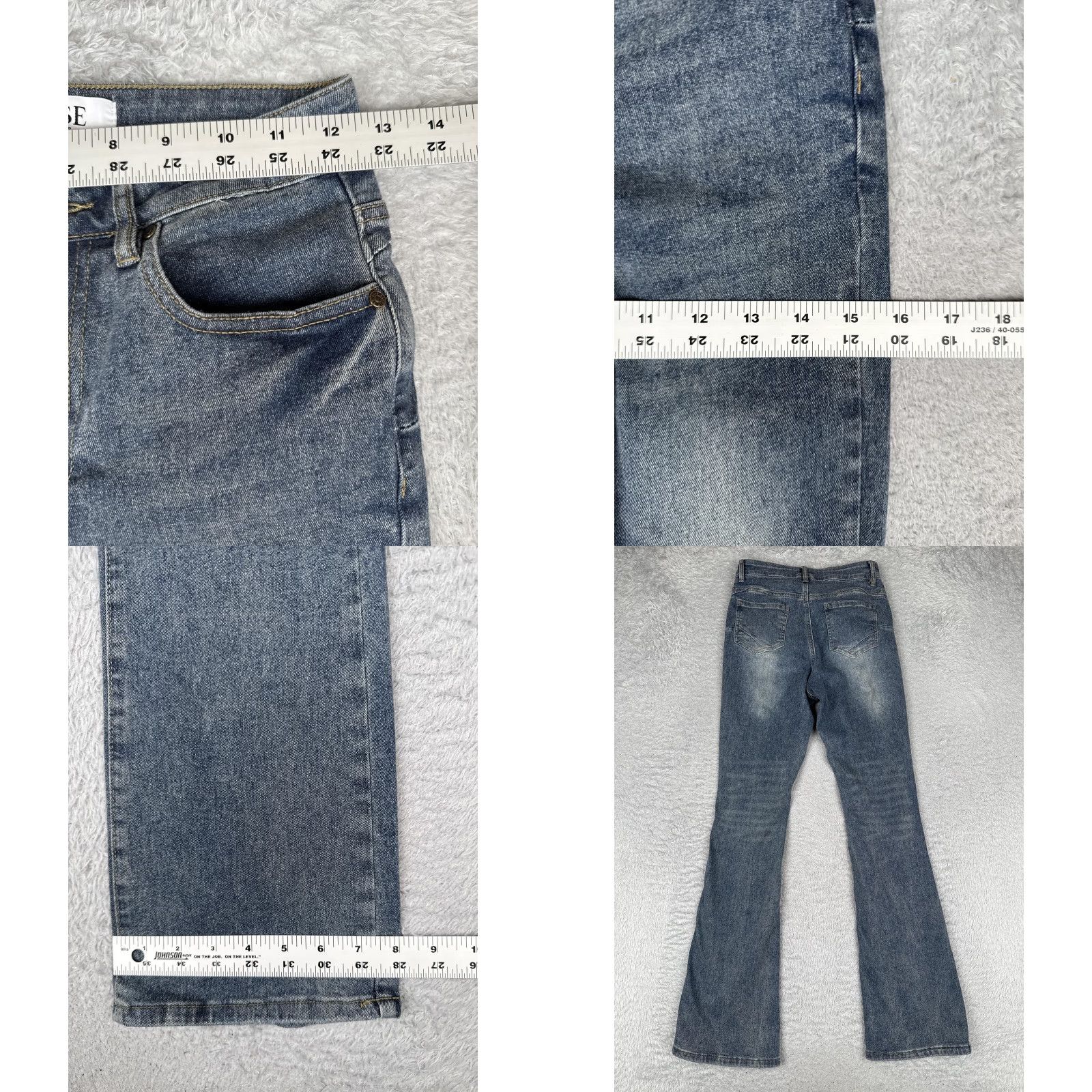 Vintage Rise Supply Co Jeans Juniors 1 Blue High Rise Bootcut Stretch Denim Cotton 30x29 Regular Inseam 31 Vintage No 5-Pocket Womens Bohemian Size 25" / US 0 / IT 36 - 9 Thumbnail