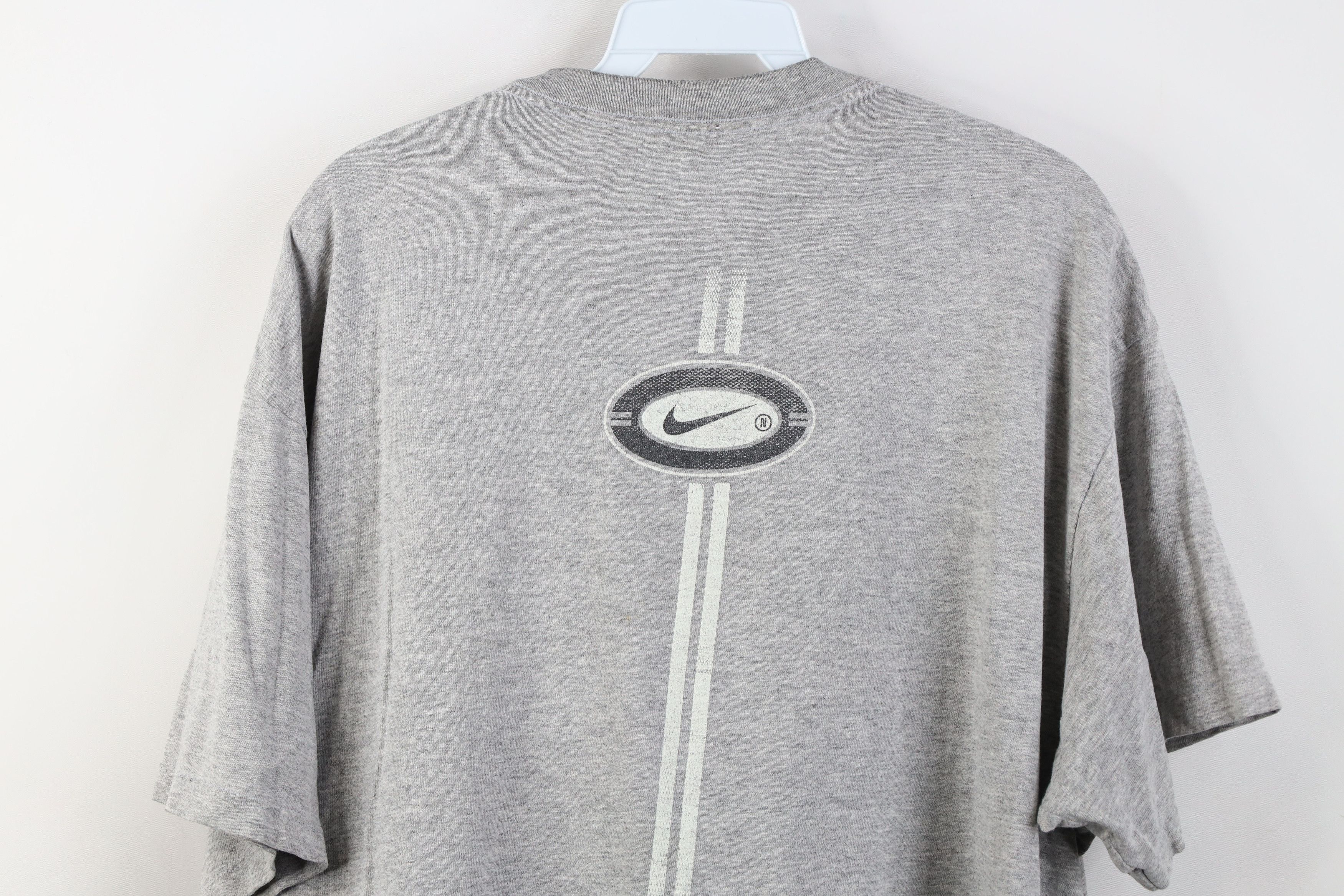 Nike Vintage 90s Nike Travis Scott Center Swoosh T-Shirt USA Size US L / EU 52-54 / 3 - 14 Thumbnail