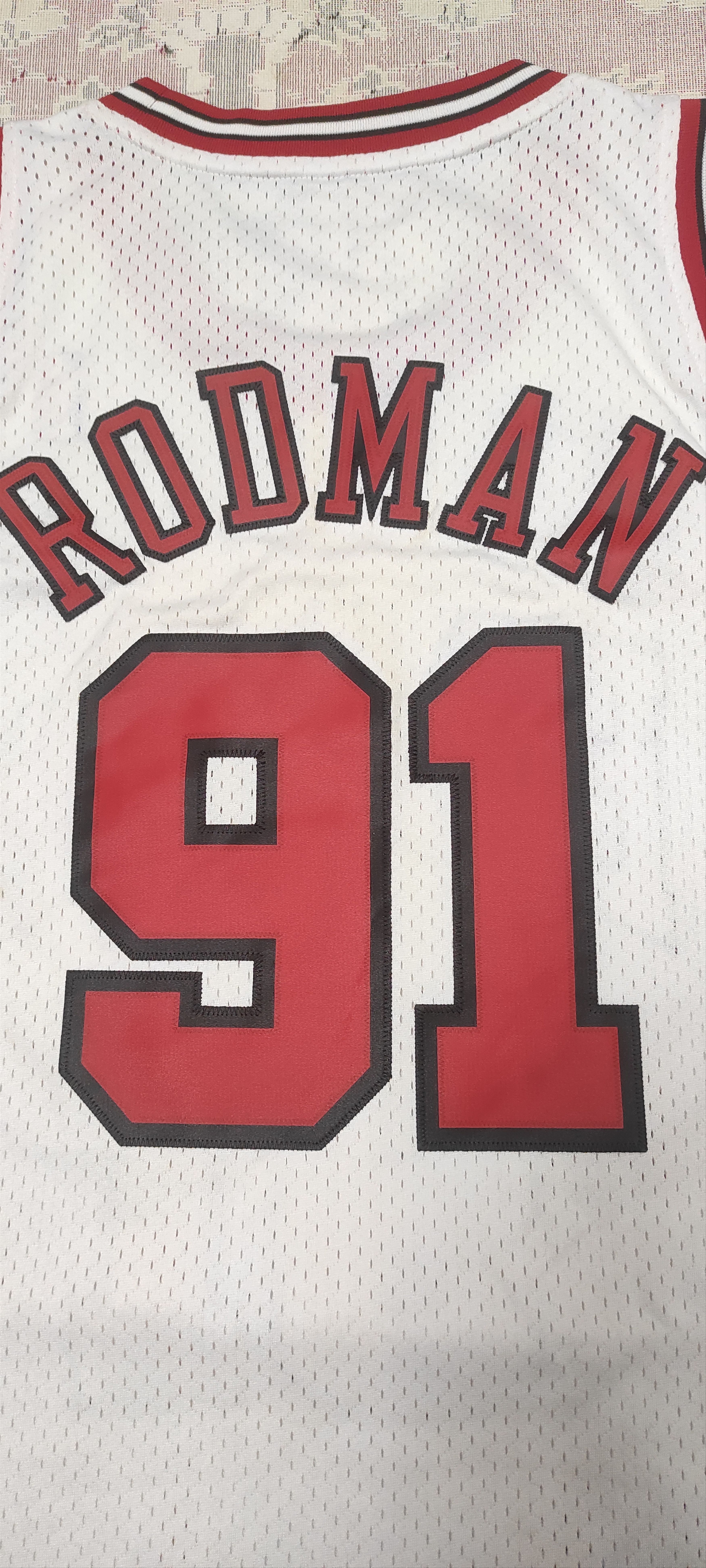 Adidas Dennis Rodman Chicago Bulls NBA Basketball Size US L / EU 52-54 / 3 - 7 Thumbnail