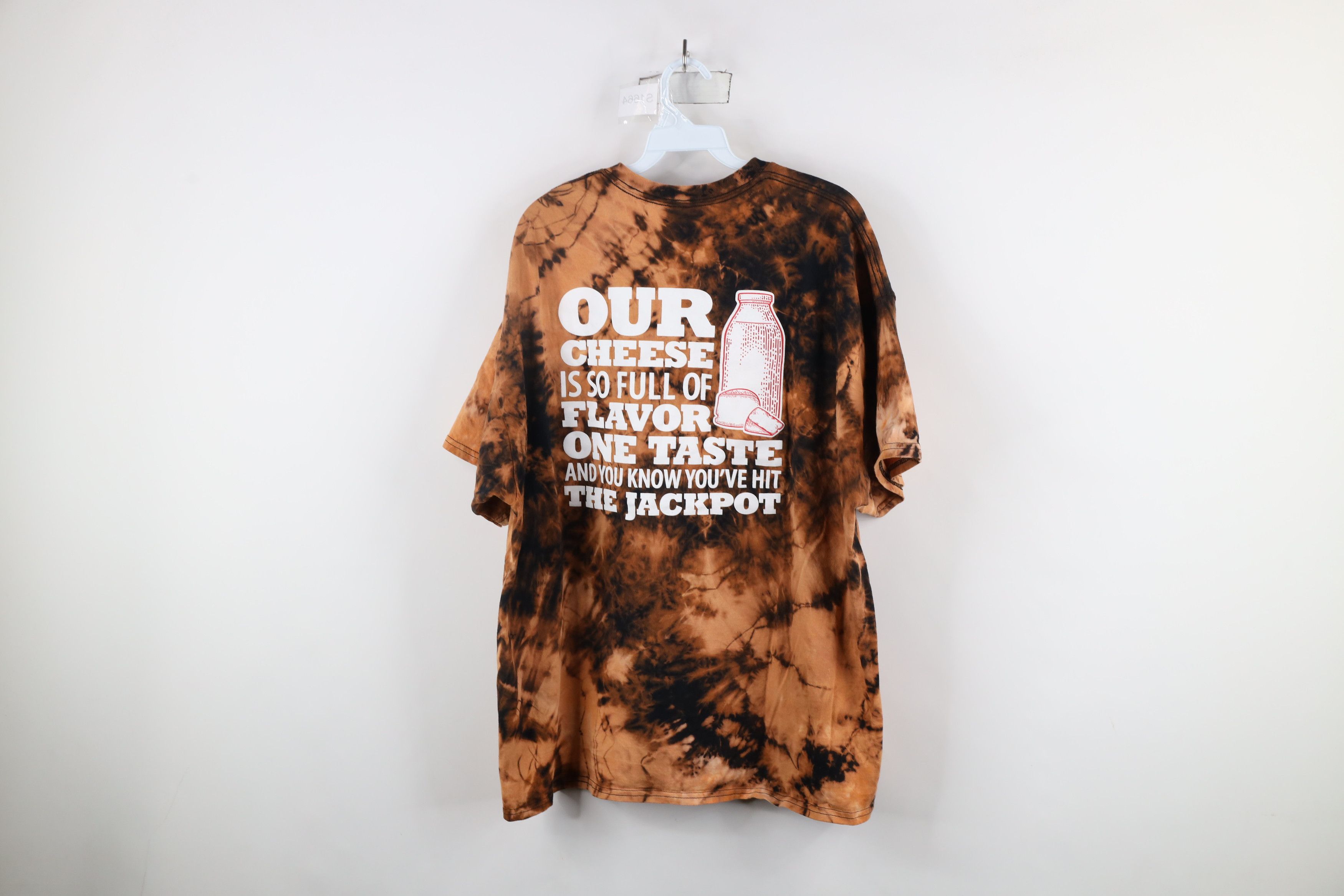 Vintage Vintage Streetwear Acid Wash Jets Pizza Short Sleeve T-Shirt Size US XXL / EU 58 / 5 - 7 Thumbnail