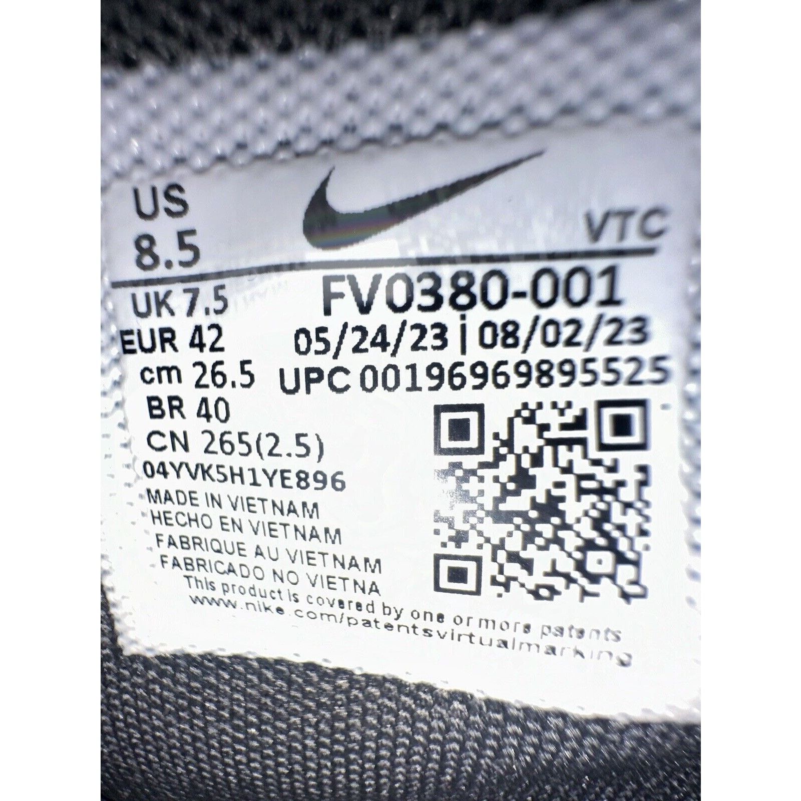 Nike Nike Air Max 270 Anthracite Blue FV0380-001 Men's Size 8.5 Size US 8.5 / EU 41-42 - 7 Thumbnail