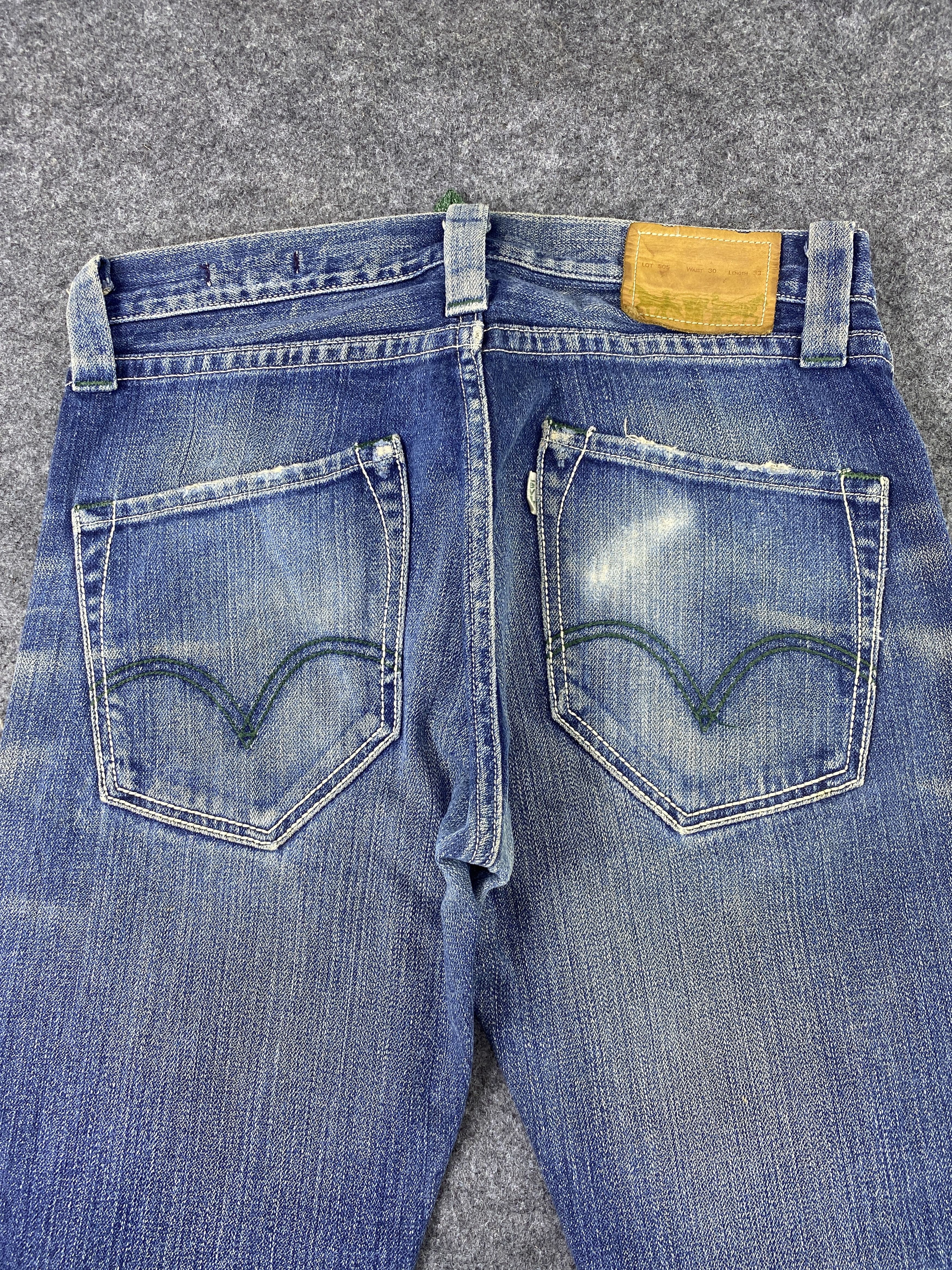 Levi's Vintage Levi's Lot 505 Distressed Blue Wash Jeans - J968 Size US 32 / EU 48 - 11 Thumbnail