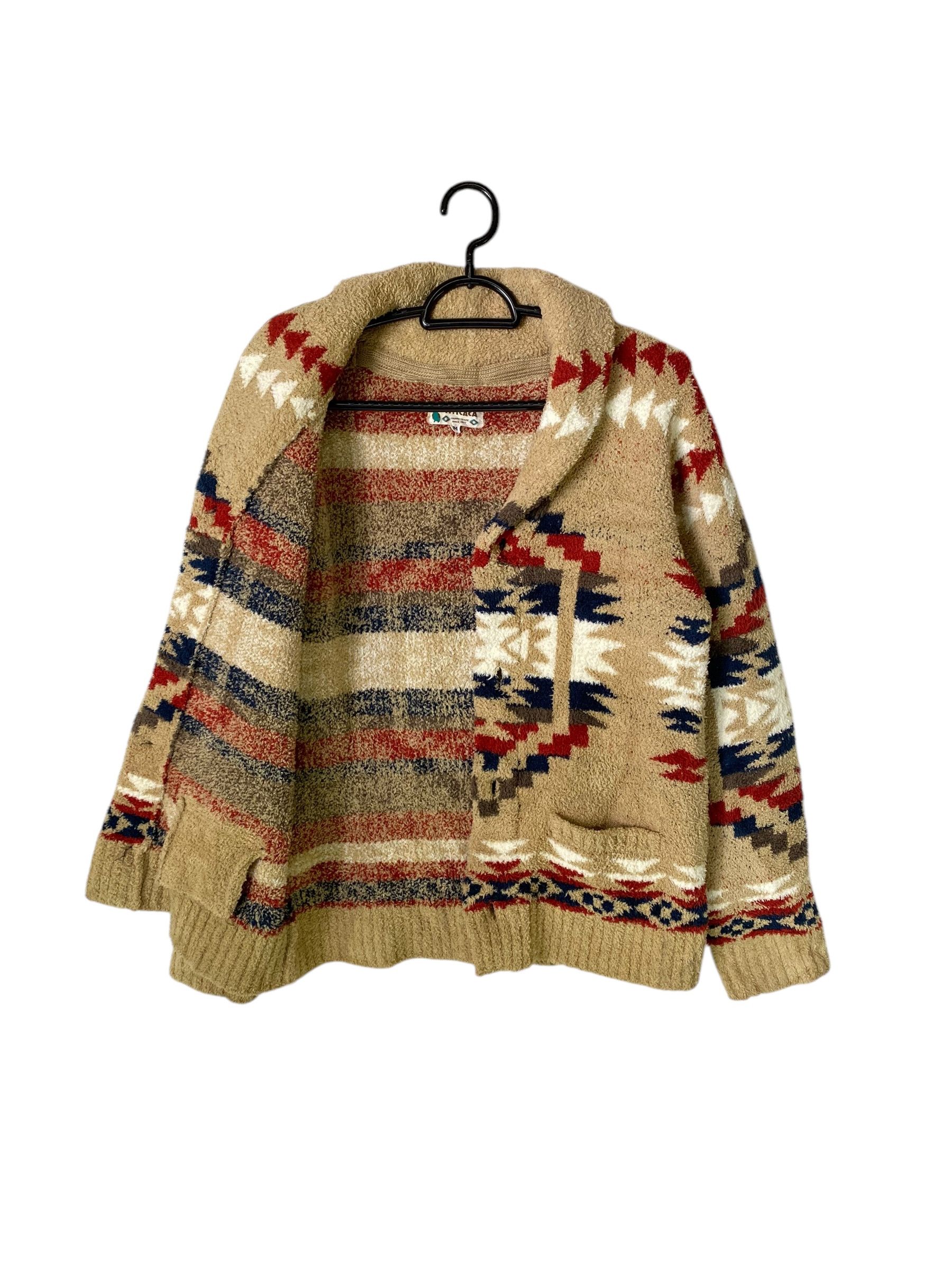Retrofit Titicaca navajo aztec shawl collar deep pile fleece jacket Size US XS / EU 42 / 0 - 3 Thumbnail