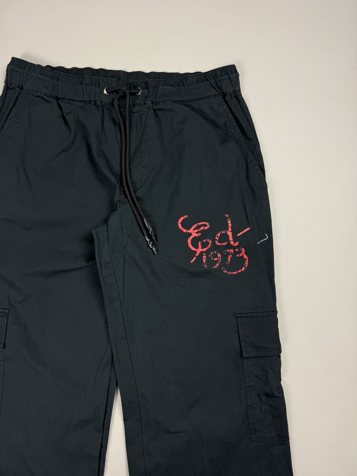 Ed Hardy Ed Hardy Urban Cargo Graphic Print Y2K Parachute Pants Size 28" / US 6 / IT 42 - 9 Thumbnail
