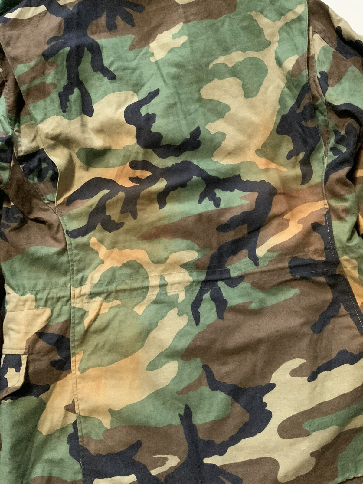 Vintage Vintage US Army Woodland Camo 1st Infantry Field Jacket Size US S / EU 44-46 / 1 - 8 Thumbnail