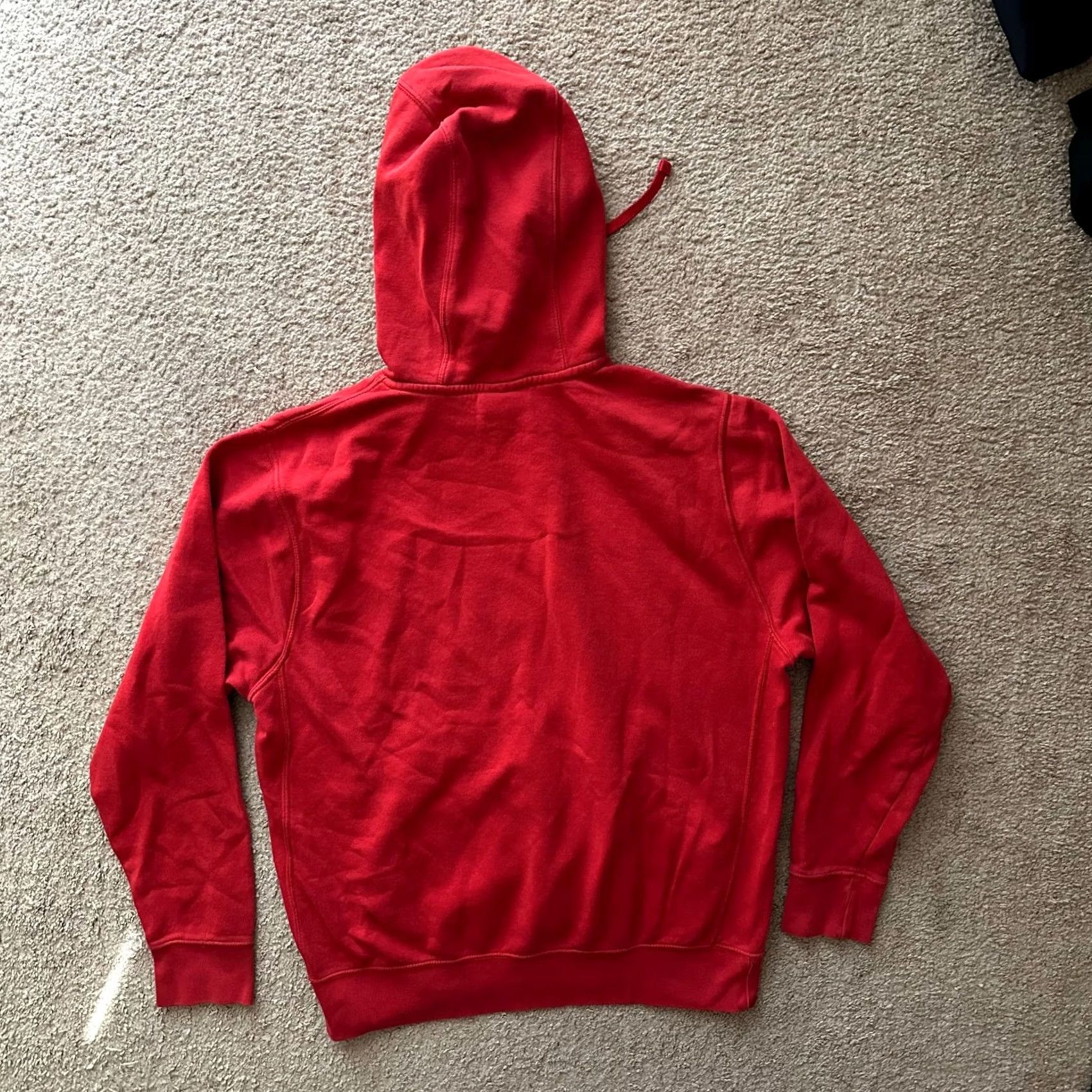 Nike Nike Hoodie Sweatshirt Pullover Red Pockets Mens Medium Just Do It Size US M / EU 48-50 / 2 - 2 Thumbnail