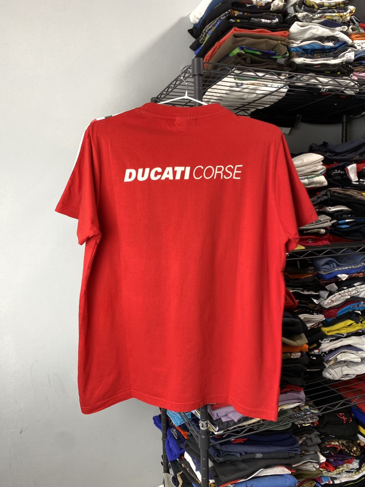 Ducati Vintage 90’s Ducati Corse Racing T Shirt Suzuki Honda Size US M / EU 48-50 / 2 - 2 Thumbnail
