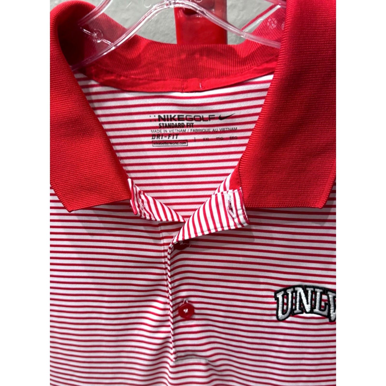 Nike Nike Red Stripe Golf UNLV XXL 2XL Men Shirt Size US XXL / EU 58 / 5 - 7 Thumbnail