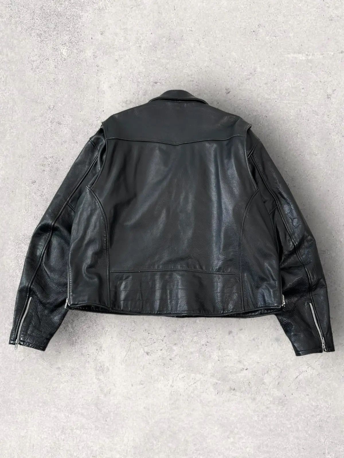 Harley Davidson Vintage Y2k Harley Davidson Biker Denim Jacket Avant Garde Size US XL / EU 56 / 4 - 3 Thumbnail