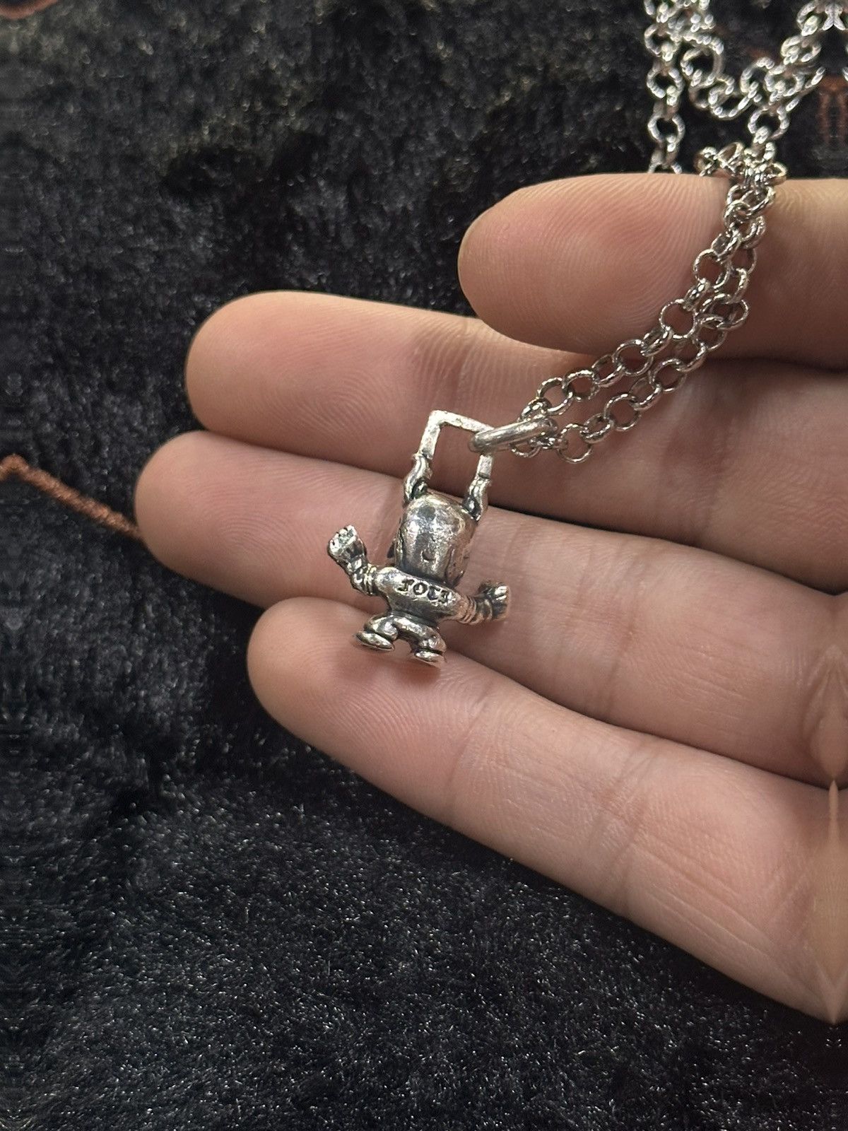 CHROME HEARTS FOTI HARRIS TEETER ZIPPER PENDENT