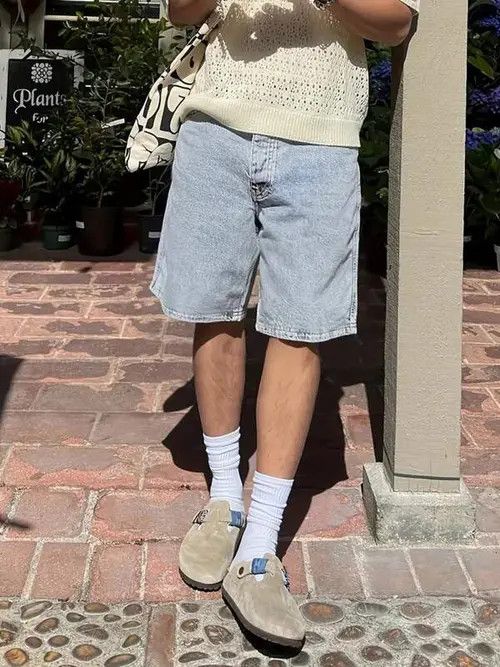 Japanese Brand × Vintage VINTAGE RETRO 90s drip jeans shorts Size US 36 / EU 52 - 4 Thumbnail