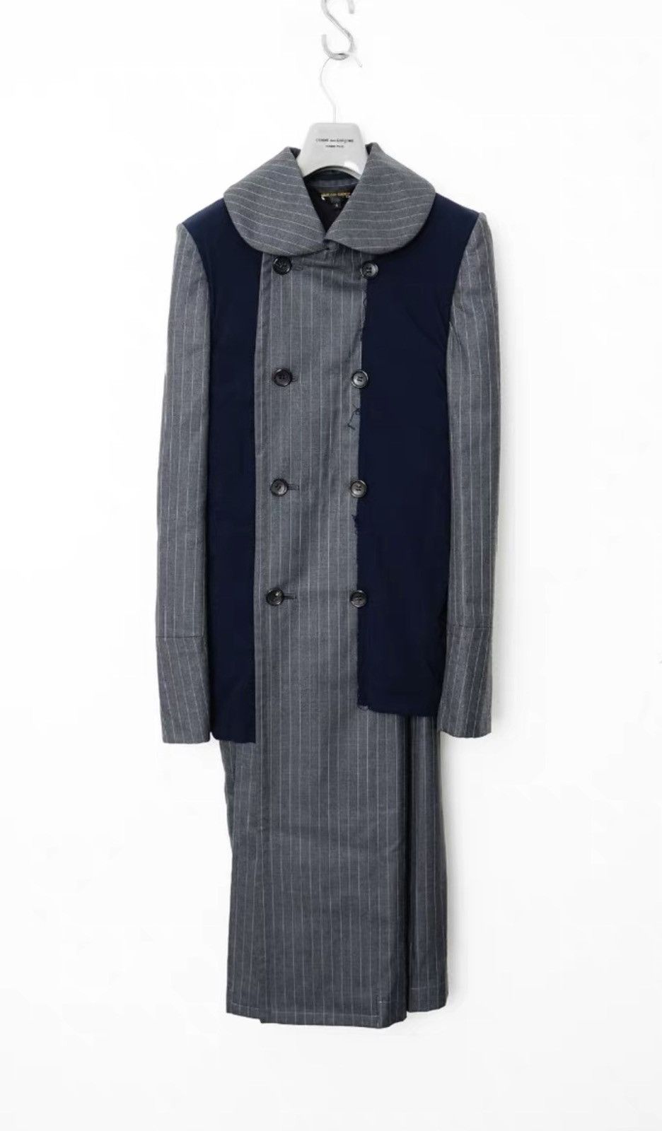 Comme des Garcons Comme des Garçons Panel Mid-Length Coat with Mandarin Collar Size US S / EU 44-46 / 1 - 1 Thumbnail