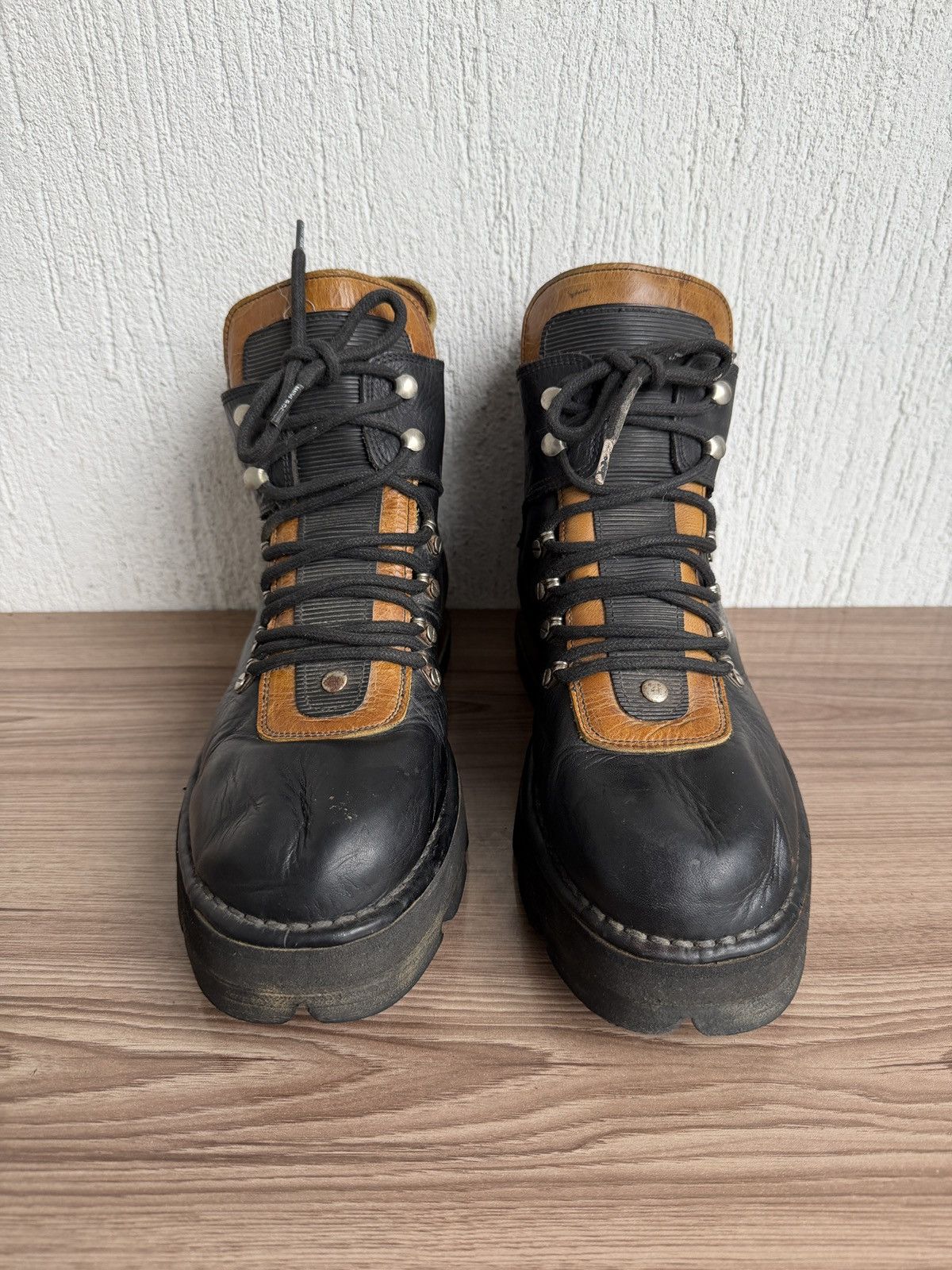 New Rock Vtg metal heel boots Size US 11 / EU 44 - 7 Thumbnail