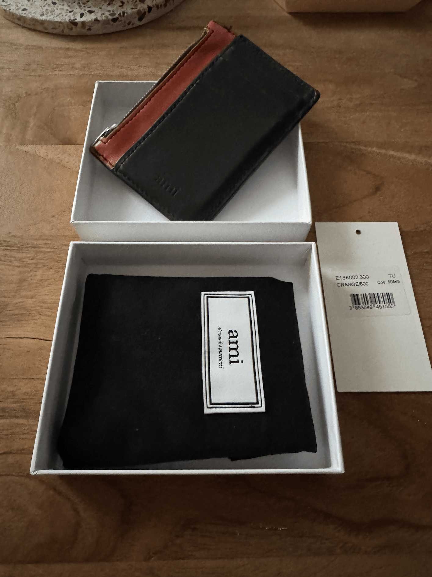 AMI ALEXANDRE MATTIUSSI Zipped Cardholder