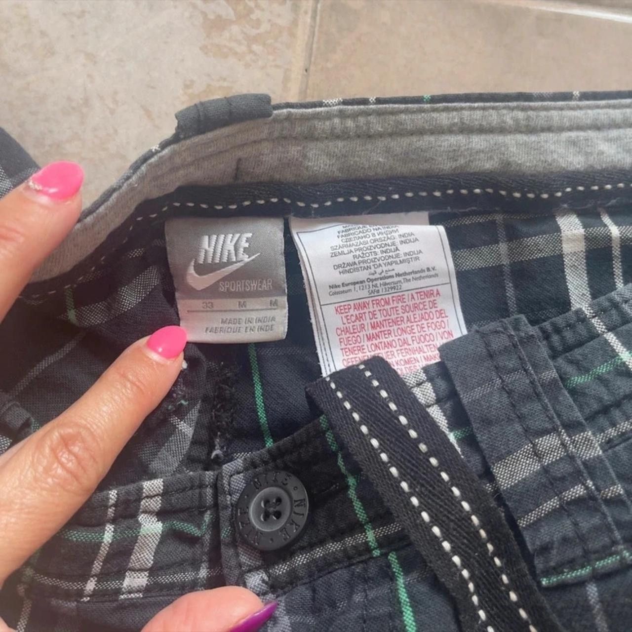 Nike Nike Sportswear Vintage Plaid Shorts Mens Size 33 Medium Size US 33 - 4 Thumbnail