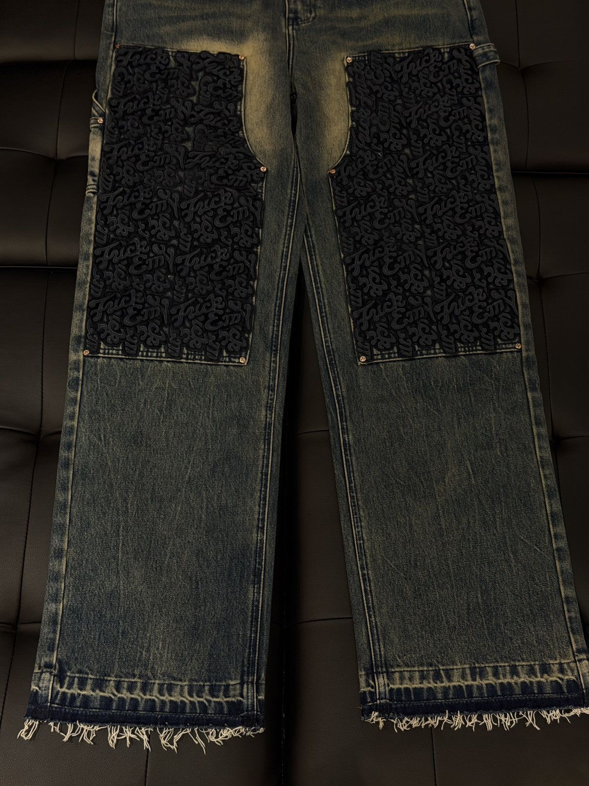 Other Fuck EM Denim Pants Dark Blue Size (36) Size US 36 / EU 52 - 3 Thumbnail