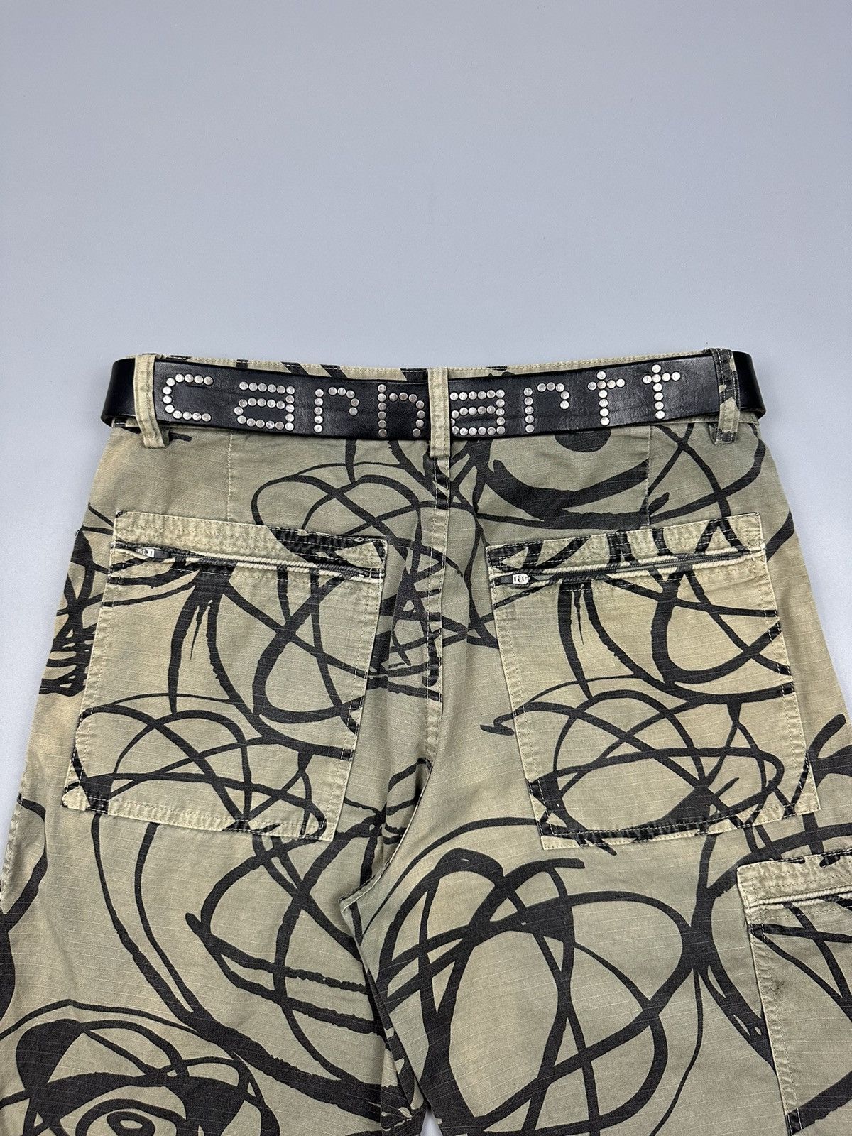 Carhartt × Carhartt Wip Vintage Carhartt WIP Script Studs Leather Belts Size 34 - 2 Thumbnail
