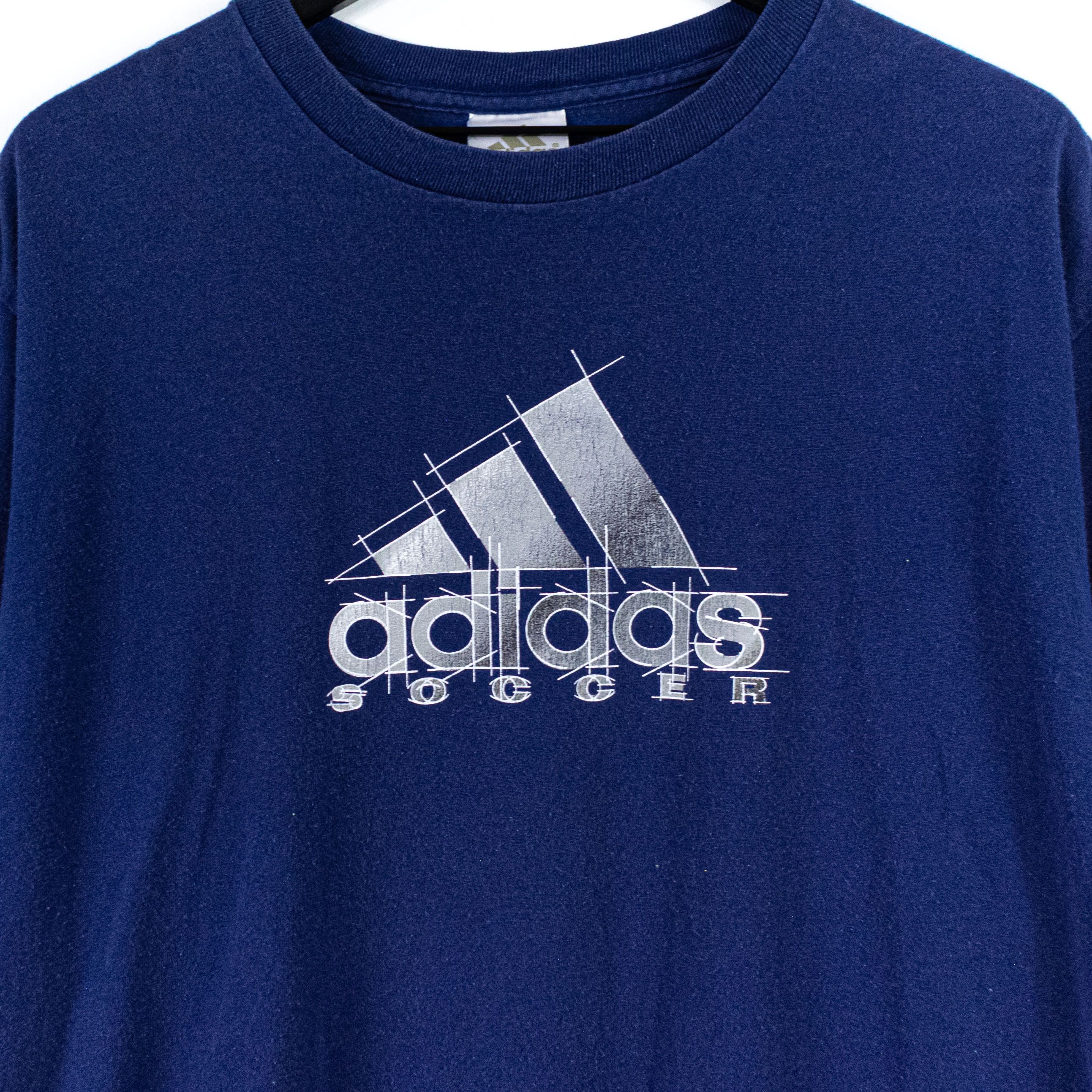 Adidas 2004 Adidas Soccer Roteiro T-Shirt Medium Y2K Retro Sports Size US M / EU 48-50 / 2 - 4 Thumbnail