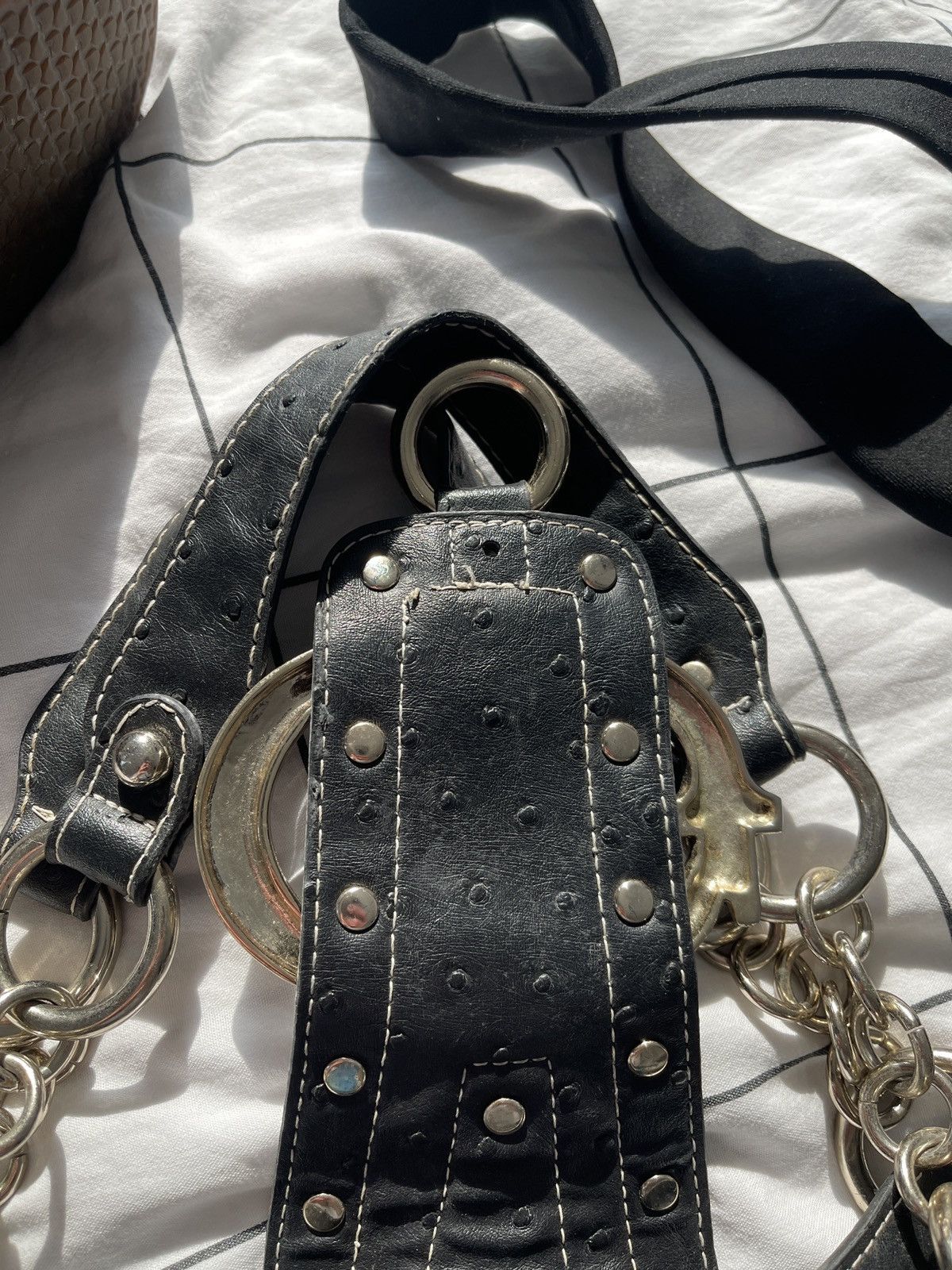 Guess Guess vintage buckle logo bag Monogram mini 00s Y2k Handbag Size ONE SIZE - 24 Thumbnail