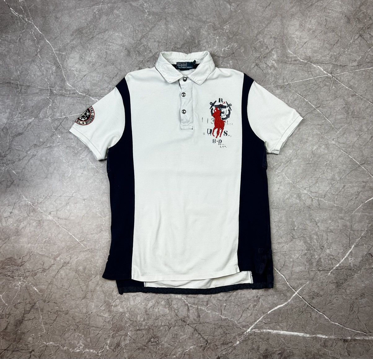 Polo Ralph Lauren × Vintage Polo Ralph Lauren Vintage Zip Big Logo T Shirt Rescue Patrol Size US L / EU 52-54 / 3 - 2 Thumbnail