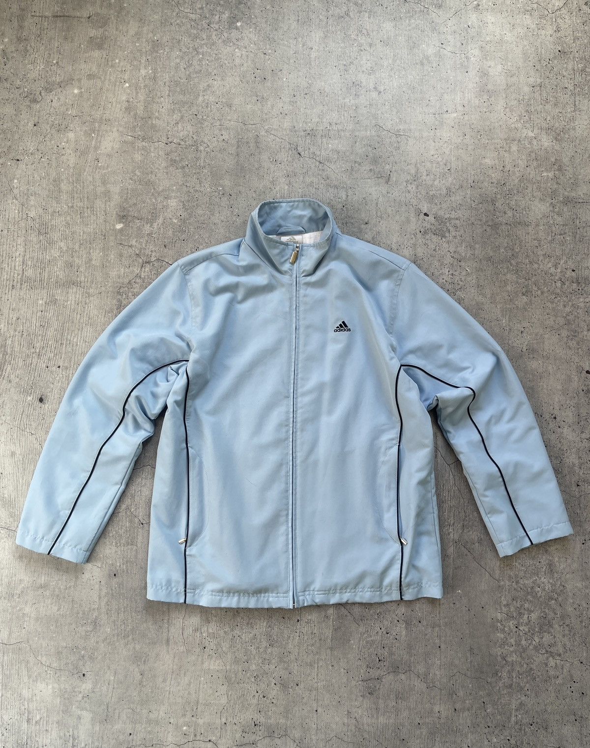 Adidas × Vintage Adidas Vintage windbreaker baby blue Size US S / EU 44-46 / 1 - 1 Thumbnail