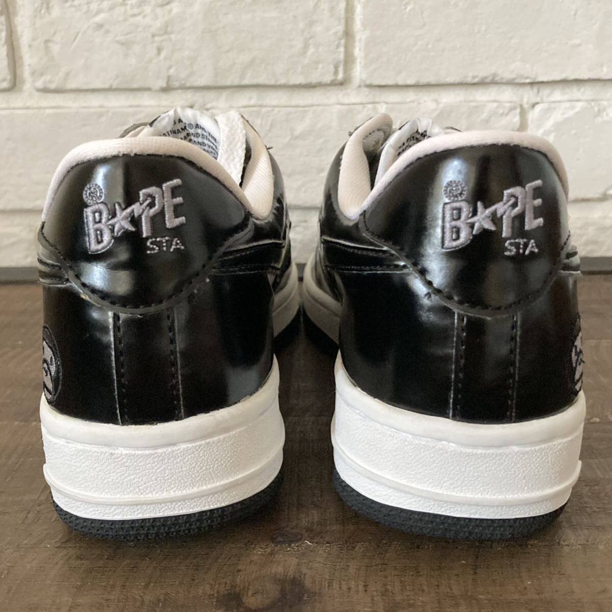 Bape × Nigo BAPESTA patent leather sneakers Golie a bathing ape BAPE STA Size US 6.5 / IT 36.5 - 5 Thumbnail