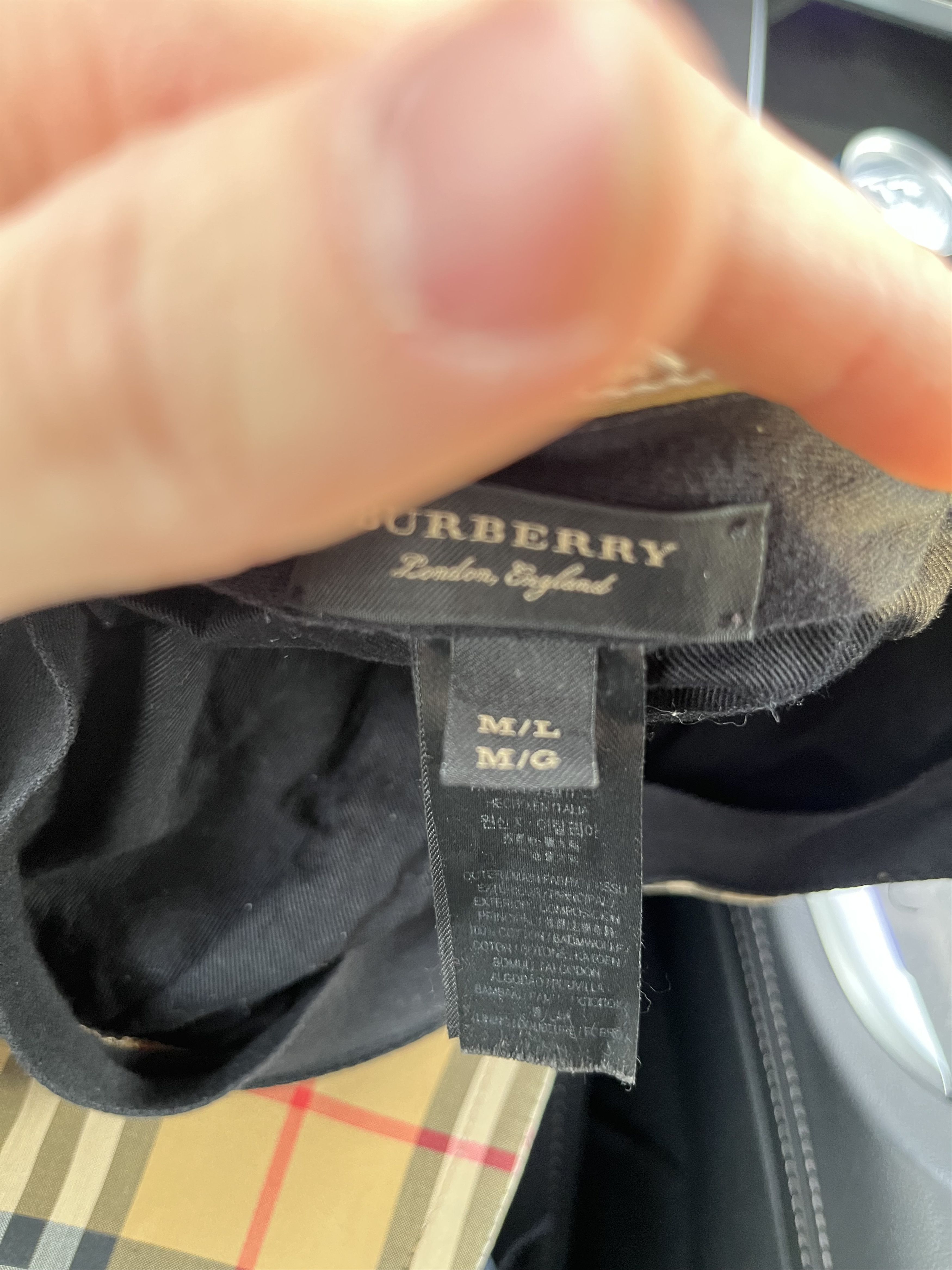 Burberry Burberry Rainbow Check Baseball Hat M/L Size ONE SIZE - 3 Thumbnail
