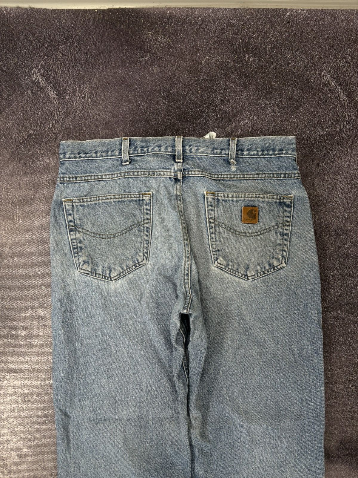 Carhartt Vintage 90s Carhartt USA Faded Washed Baggy Jeans Size US 36 / EU 52 - 12 Thumbnail