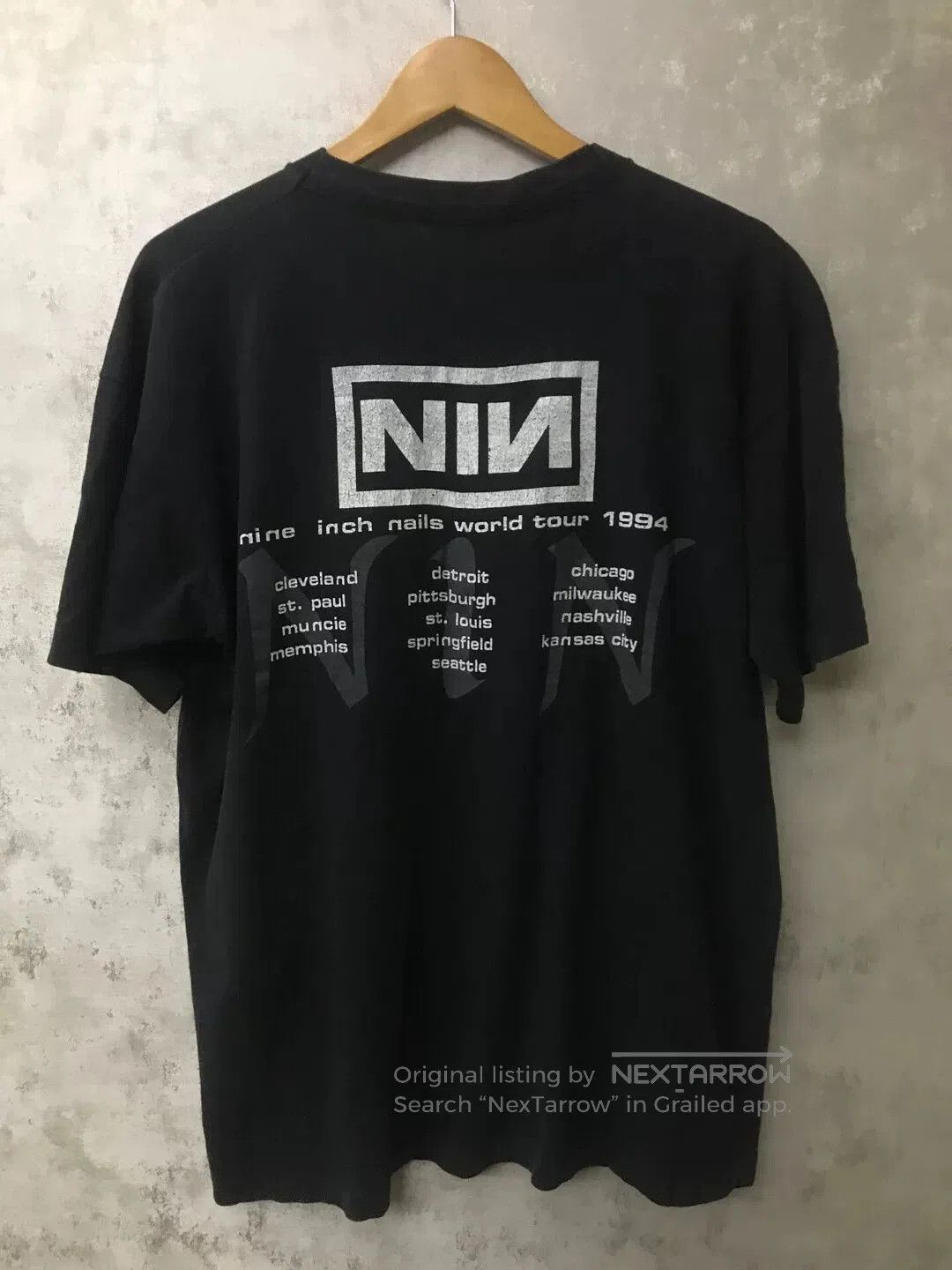 Vintage Nine Inch Nails 1994 World Tour. Size US XL / EU 56 / 4 - 2 Thumbnail