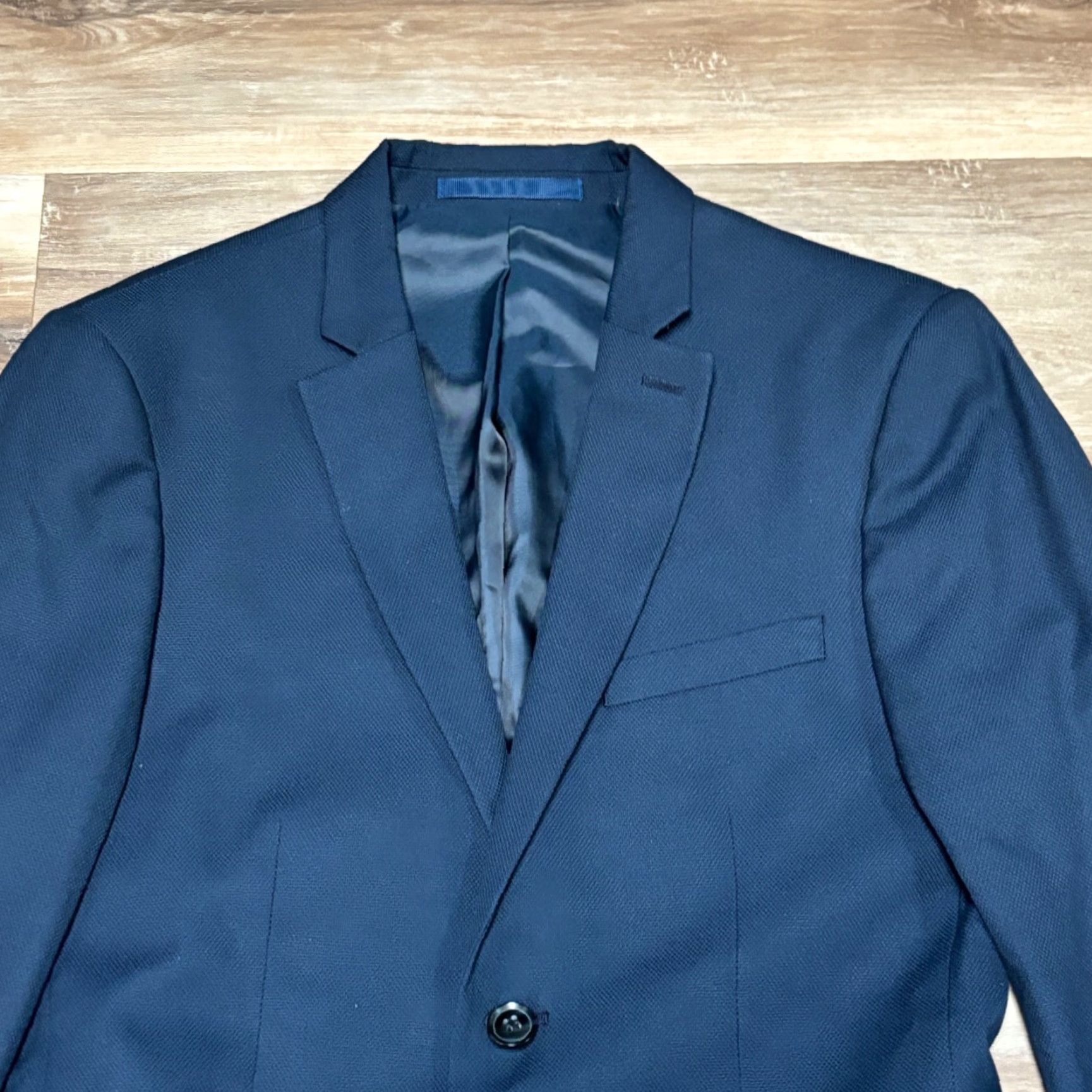 Topman Topman Blazer 36R Mens Navy Blue Sport Jacket 2 Button Size 36R - 3 Thumbnail
