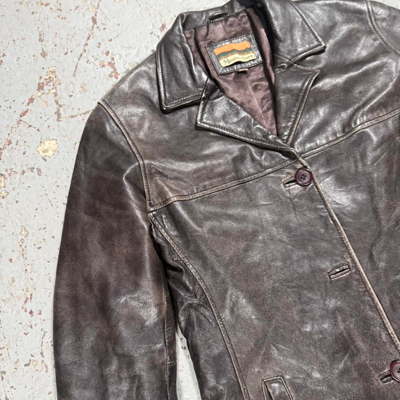Other Mauton rare faded leather jacket Size S / US 4 / IT 40 - 4 Thumbnail