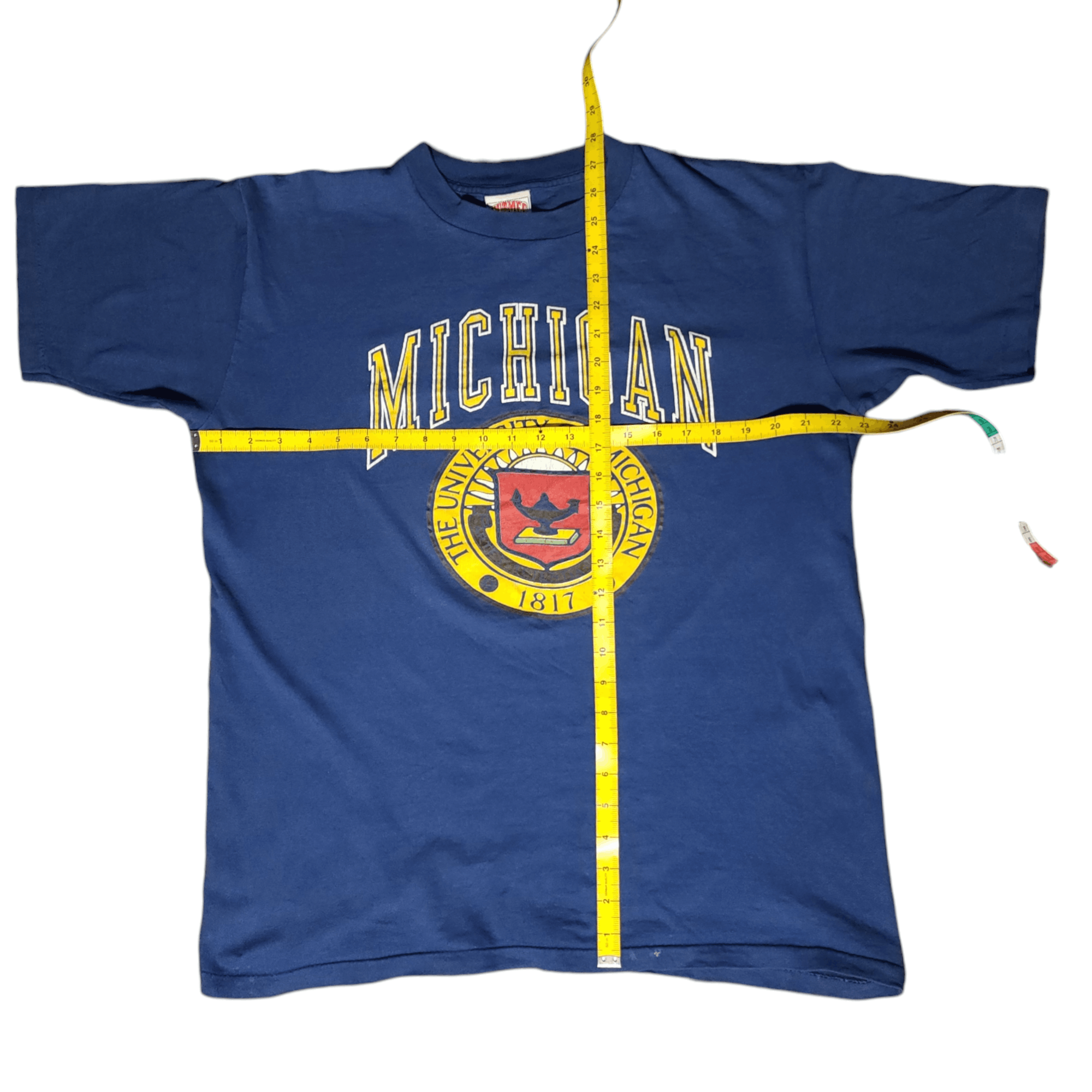Nutmeg × Vintage Vintage 90s The University of Michigan XL shirt Nutmeg Tees Size US XL / EU 56 / 4 - 6 Thumbnail