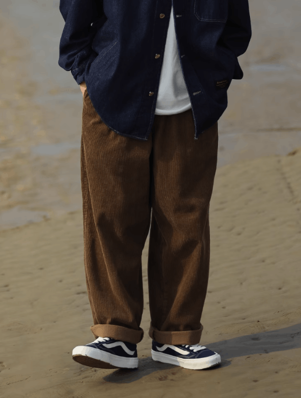 Other Wide Leg Corduroy Pants Size US 32 / EU 48 - 5 Thumbnail
