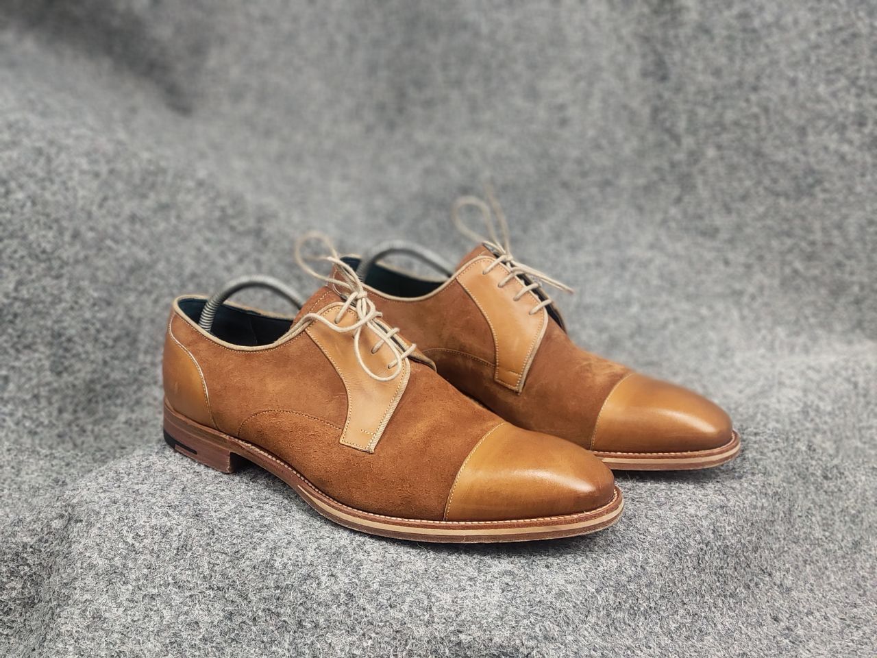 Barker Barker Design Butler Derby brown leather suede Classic Shoes Size US 11 / EU 44 - 5 Thumbnail