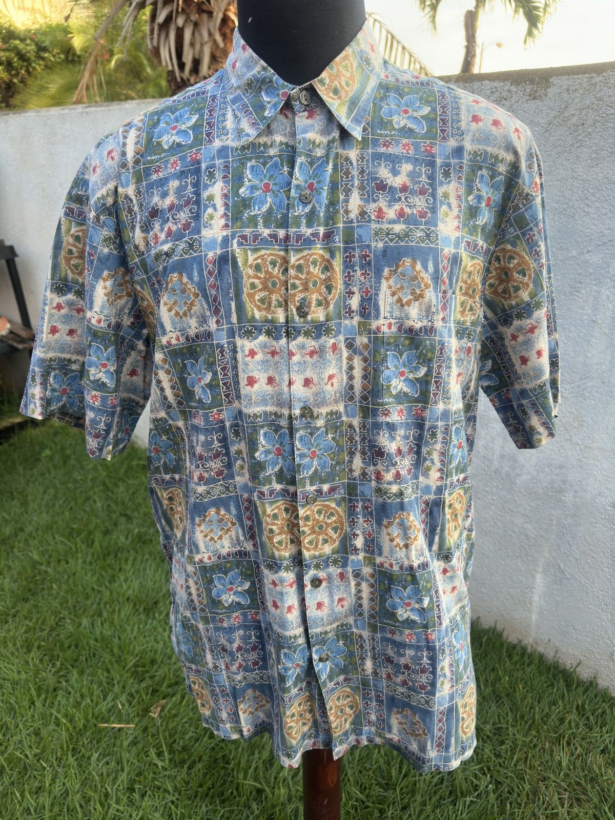 Tori Richard PreOwned Tori Richard Hawaiian Print Multicolored Men's L Size US L / EU 52-54 / 3 - 1 Thumbnail