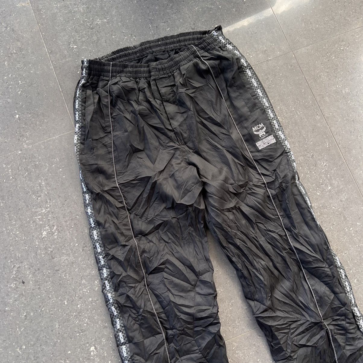 Designer × MCM 💥RARE💥 VINTAGE MCM TRACK PANTS Size US 31 - 4 Thumbnail
