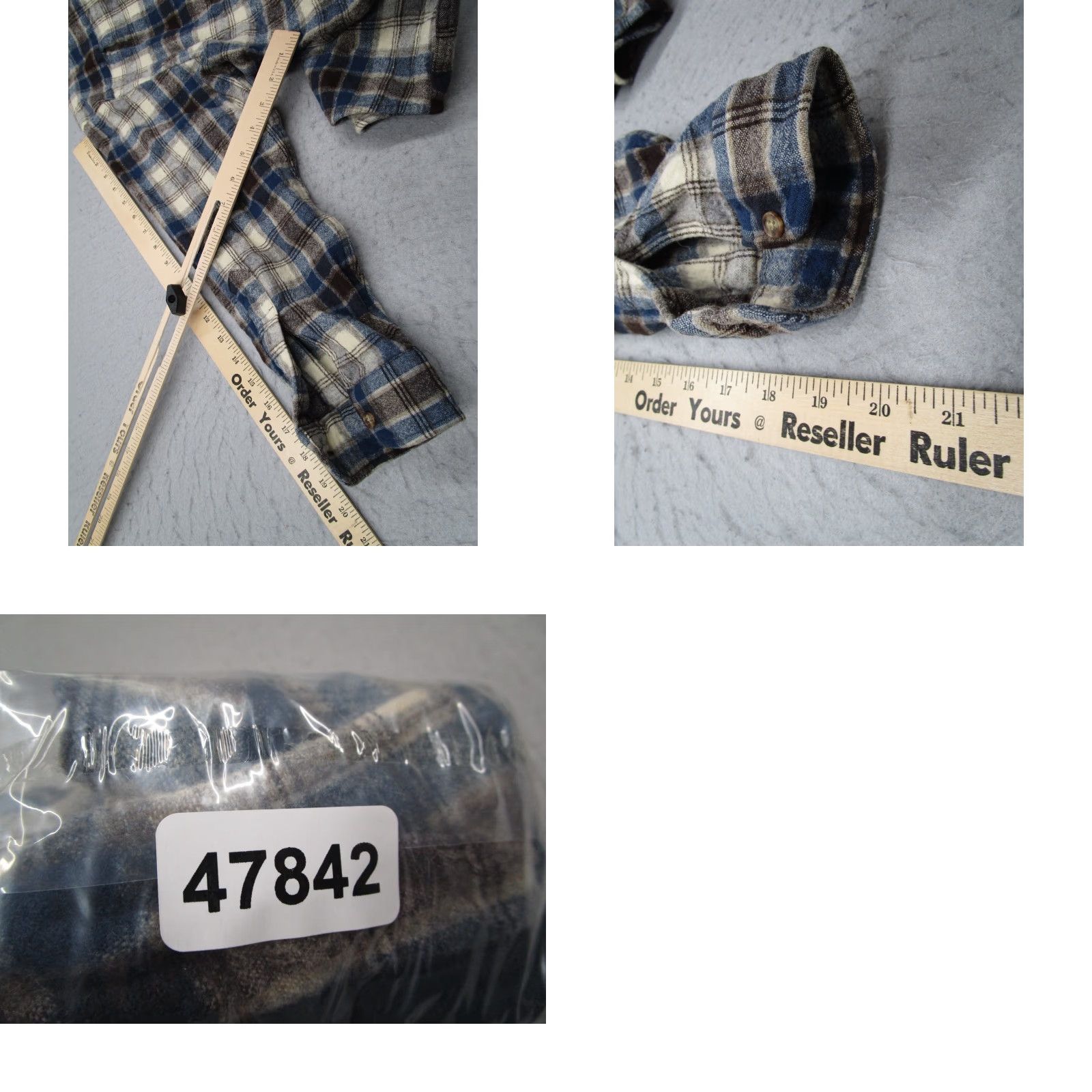 Pendleton VINTAGE Pendleton Men's Shirt Long Sleeve Button Up Wool Plaid Casual Workwear 90s Blue Large Size US L / EU 52-54 / 3 - 8 Thumbnail