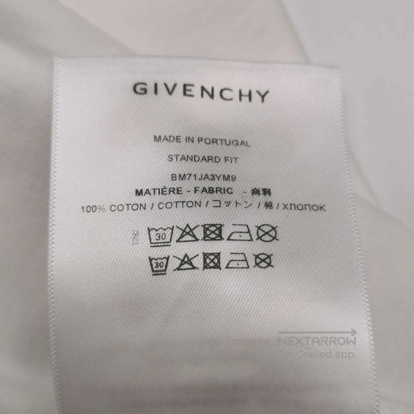 Givenchy Givenchy Cotton Logo Crew Neck Short Sleeve T. Size US L / EU 52-54 / 3 - 8 Thumbnail
