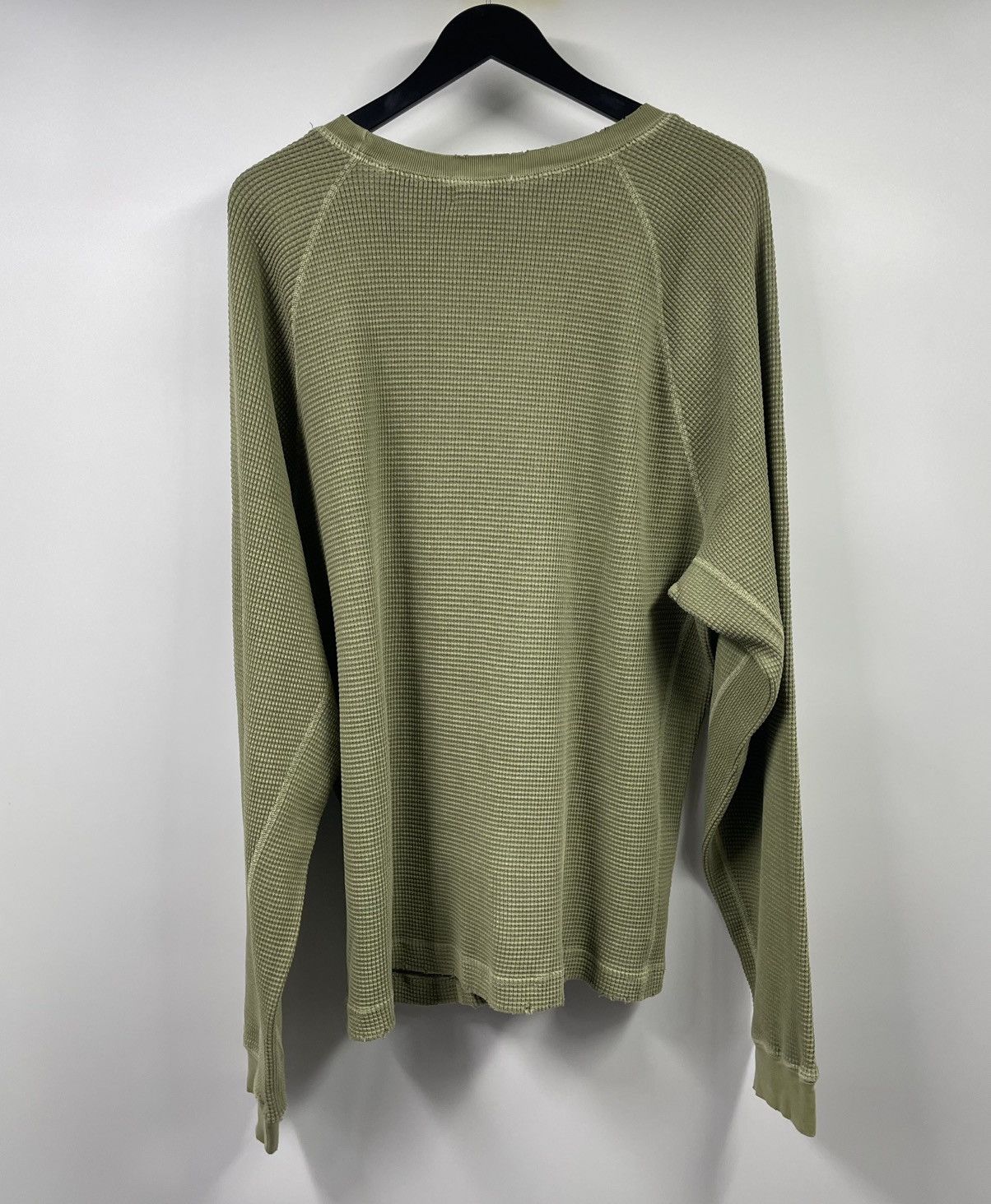 John Elliott John Elliott Folsom Thermal Crew Vintage Uniform Green Shirt Size US XXL / EU 58 / 5 - 10 Thumbnail