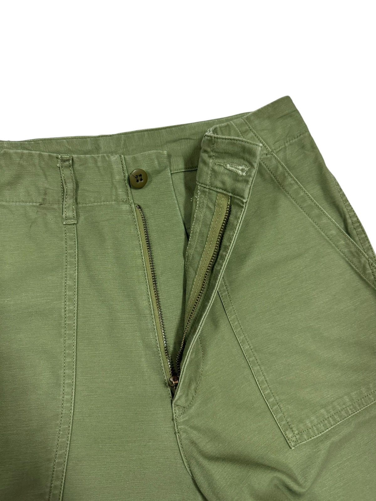 Japanese Brand Coen Co.Ltd Japan Fatigue Olive Green Pant Size US 30 / EU 46 - 10 Thumbnail