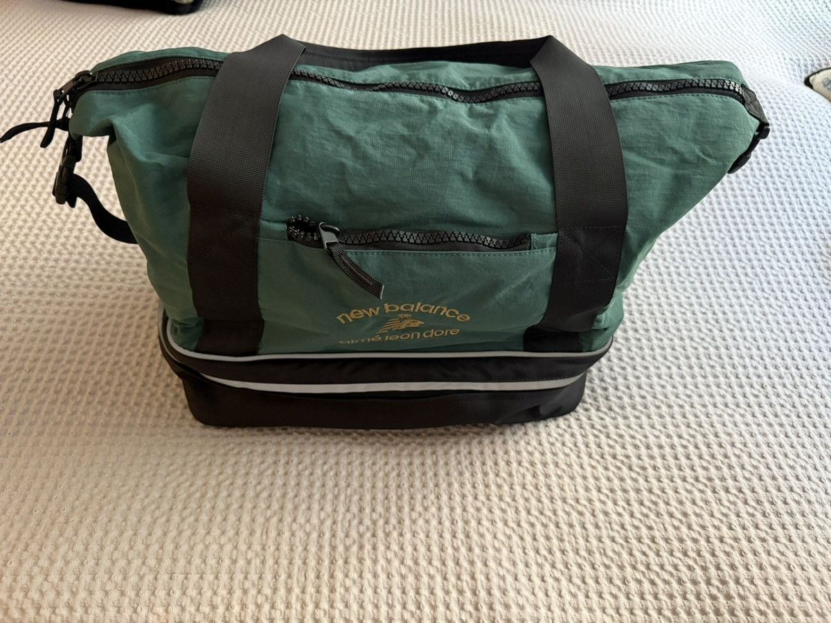 Aimé Leon Dore x New Balance Nylon Duffle — Green, Like New