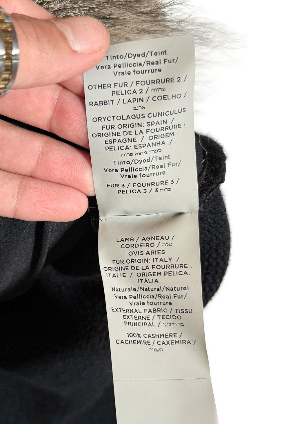 Tom Ford Tom Ford Fox Rabbit Fur Appliqué Cashmere Knit Sweater Size L / US 10 / IT 46 - 6 Thumbnail