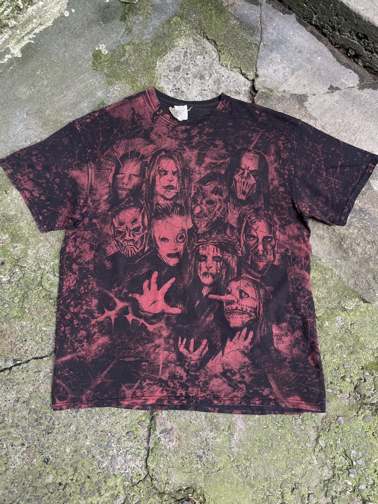 Slipknot Vintage Slipknot 2008 Band Tee All Hope Is Gone Over Print Size US XL / EU 56 / 4 - 1 Thumbnail