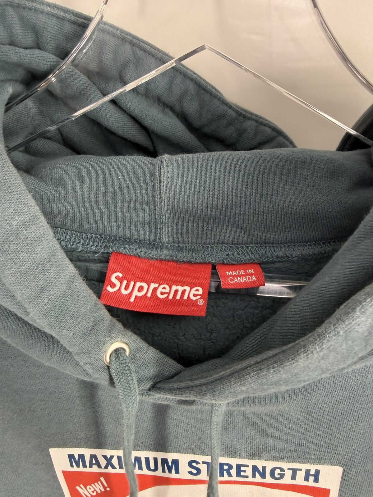 Supreme Supreme Shine Hooded Sweatshirt – Slate – SS21 Size US L / EU 52-54 / 3 - 4 Thumbnail