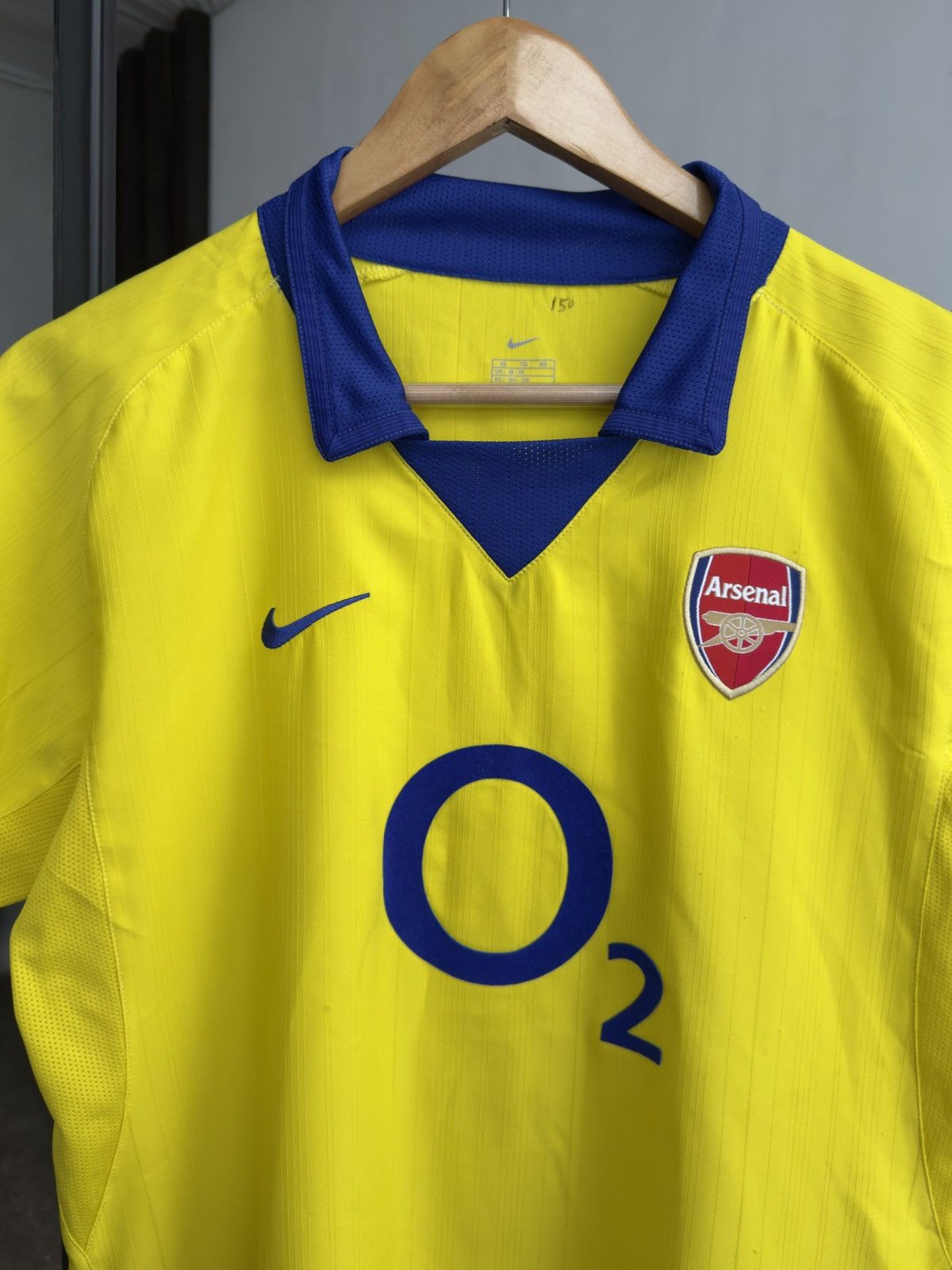 Nike ARSENAL LONDON 2003/2004 FOOTBALL SHIRT JERSEY AWAY NIKE Size US XS / EU 42 / 0 - 11 Thumbnail